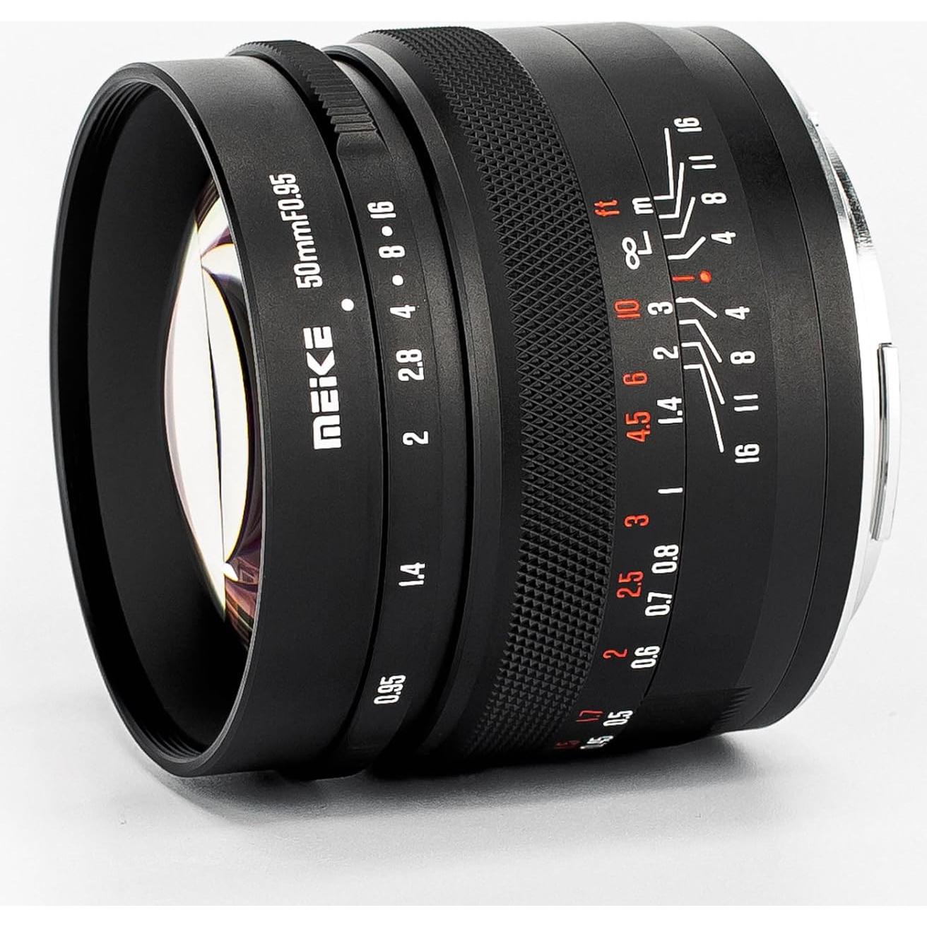 Lente Meike 50mm F0.95 Manual para Canon RF - Compacta y Ligera