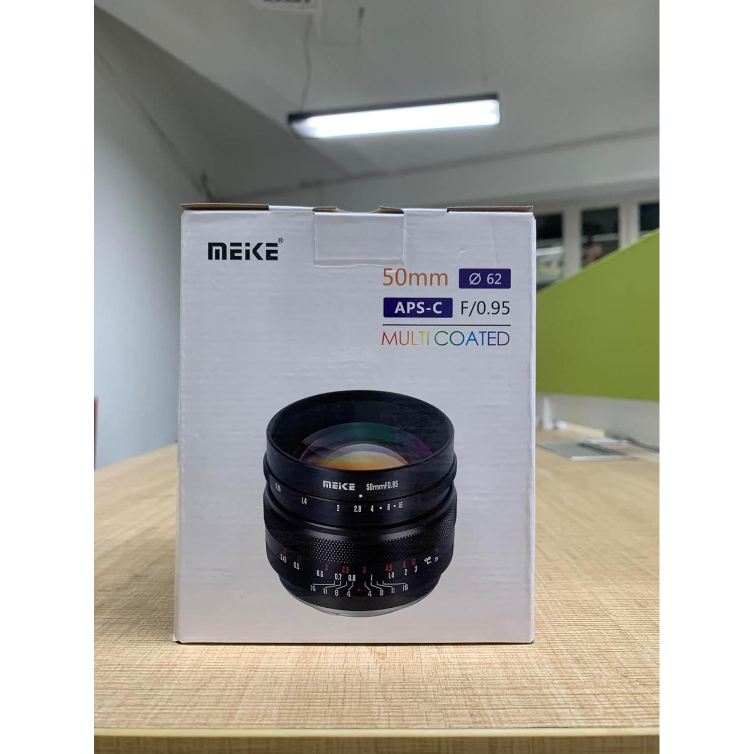 Lente Meike 50mm F0.95 Manual para Canon RF - Compacta y Ligera