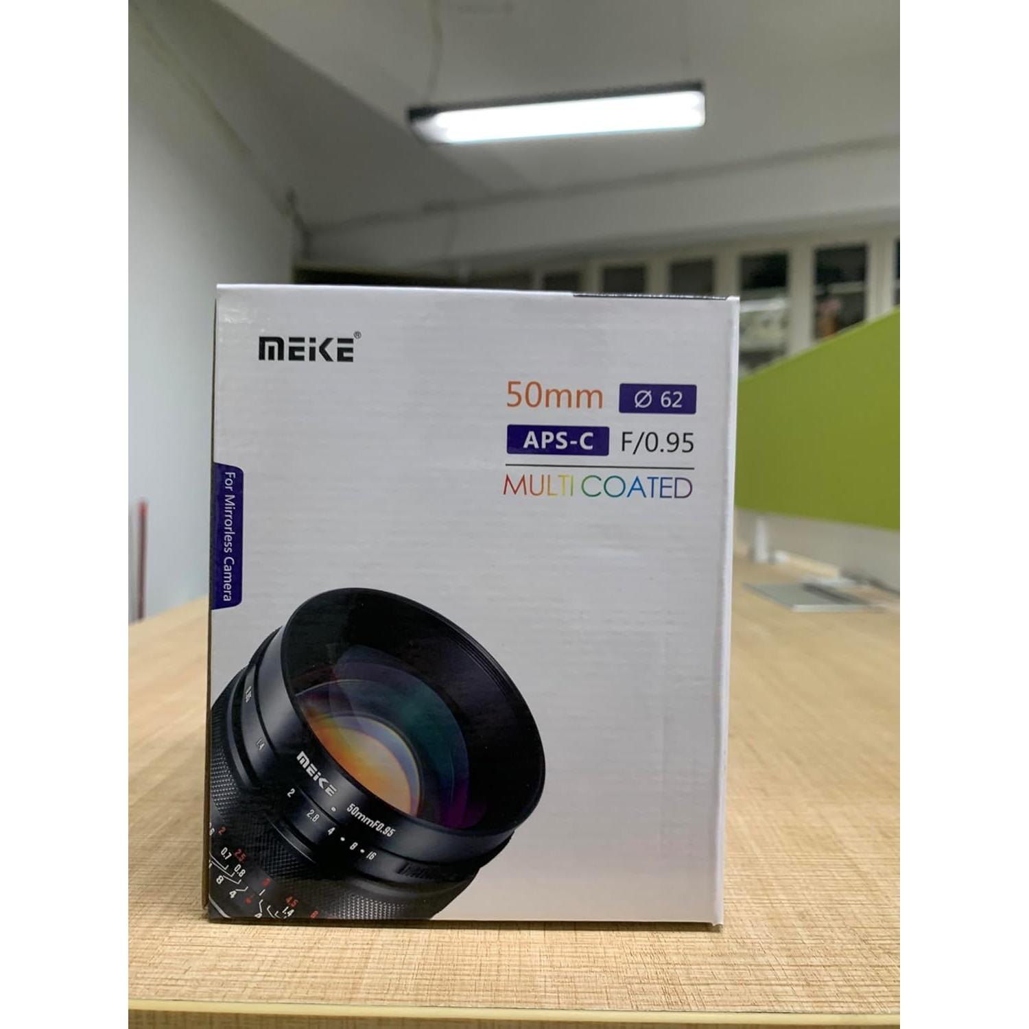 Lente Meike 50mm F0.95 Manual para Canon RF - Compacta y Ligera