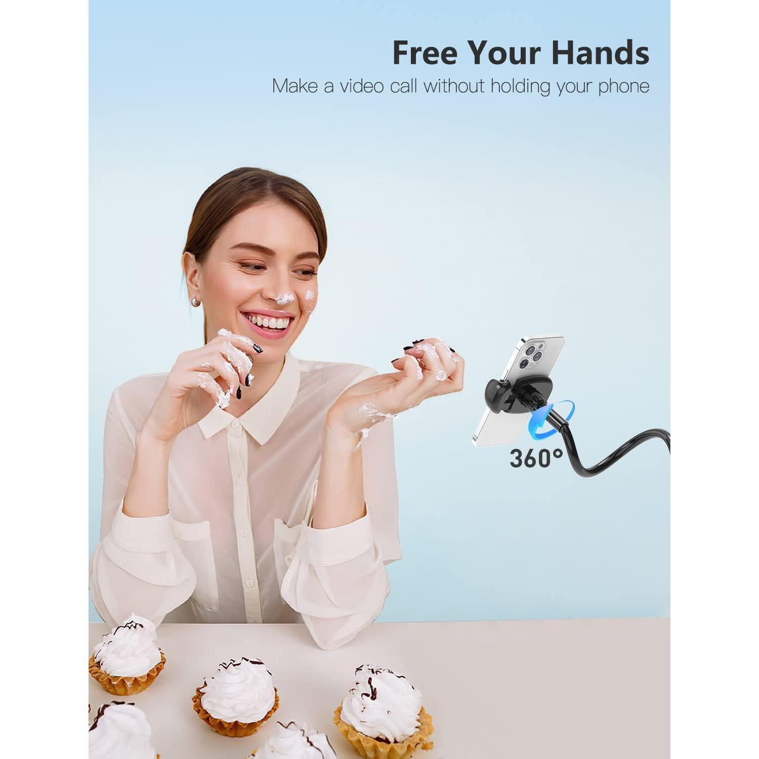 Soporte para teléfono Tryone TO-32 con brazo flexible