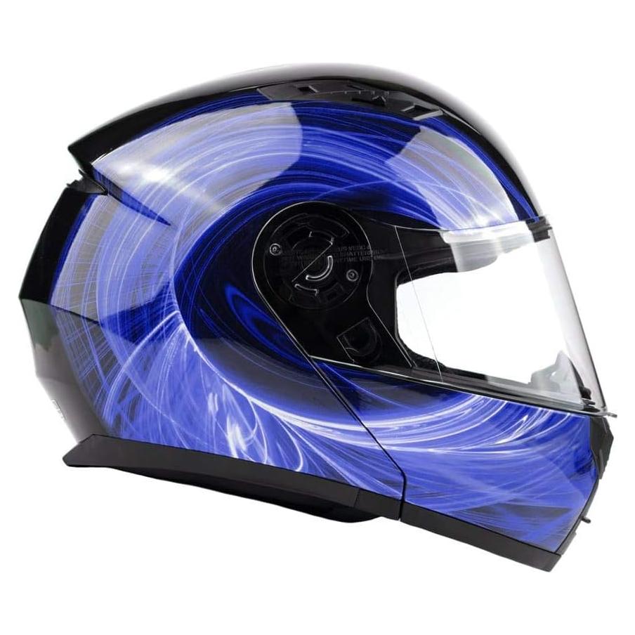 Casco Modular Typhoon TH158 Negro con Visera Solar
