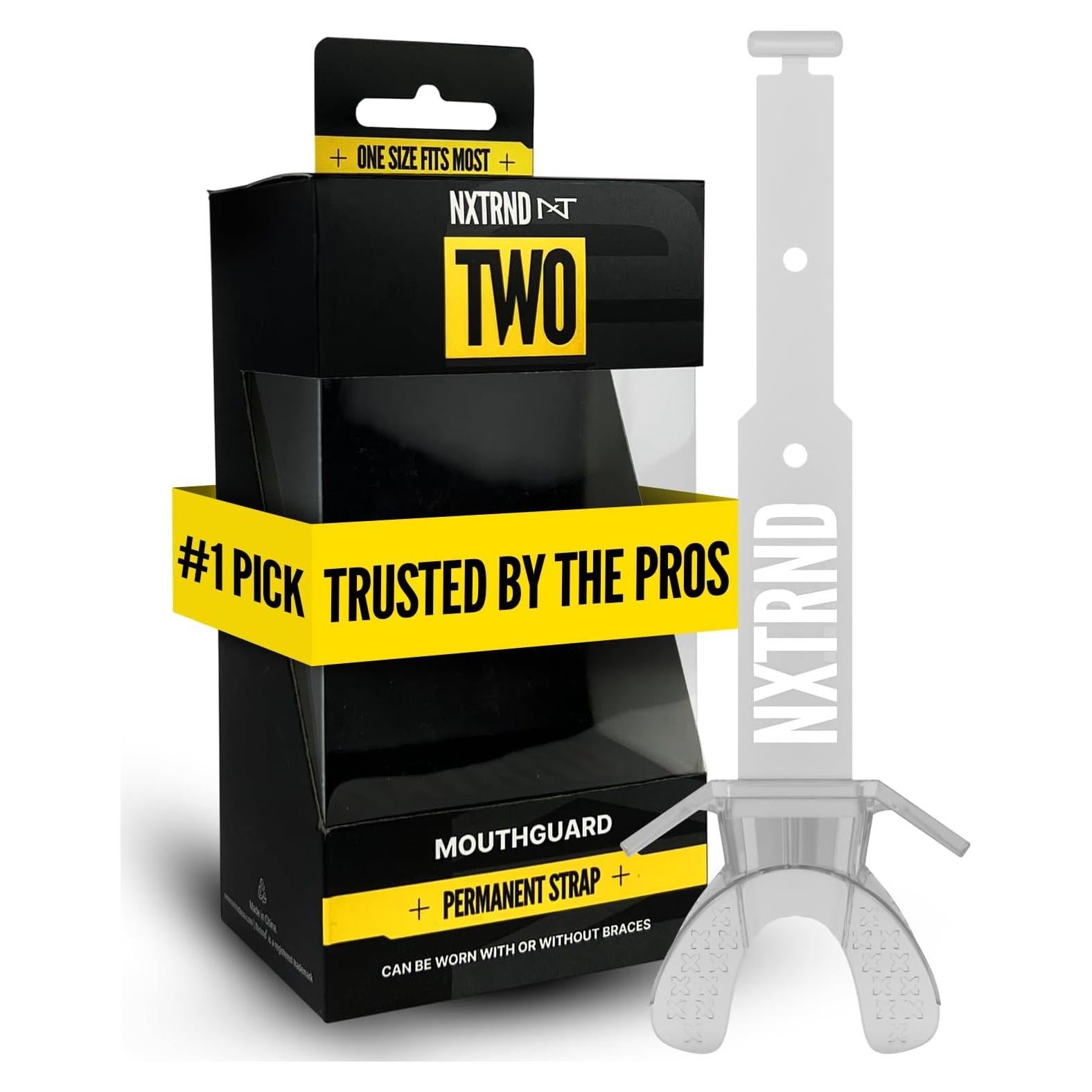 Protector Bucal de Fútbol NXTRND DOS Transparente Ajustable