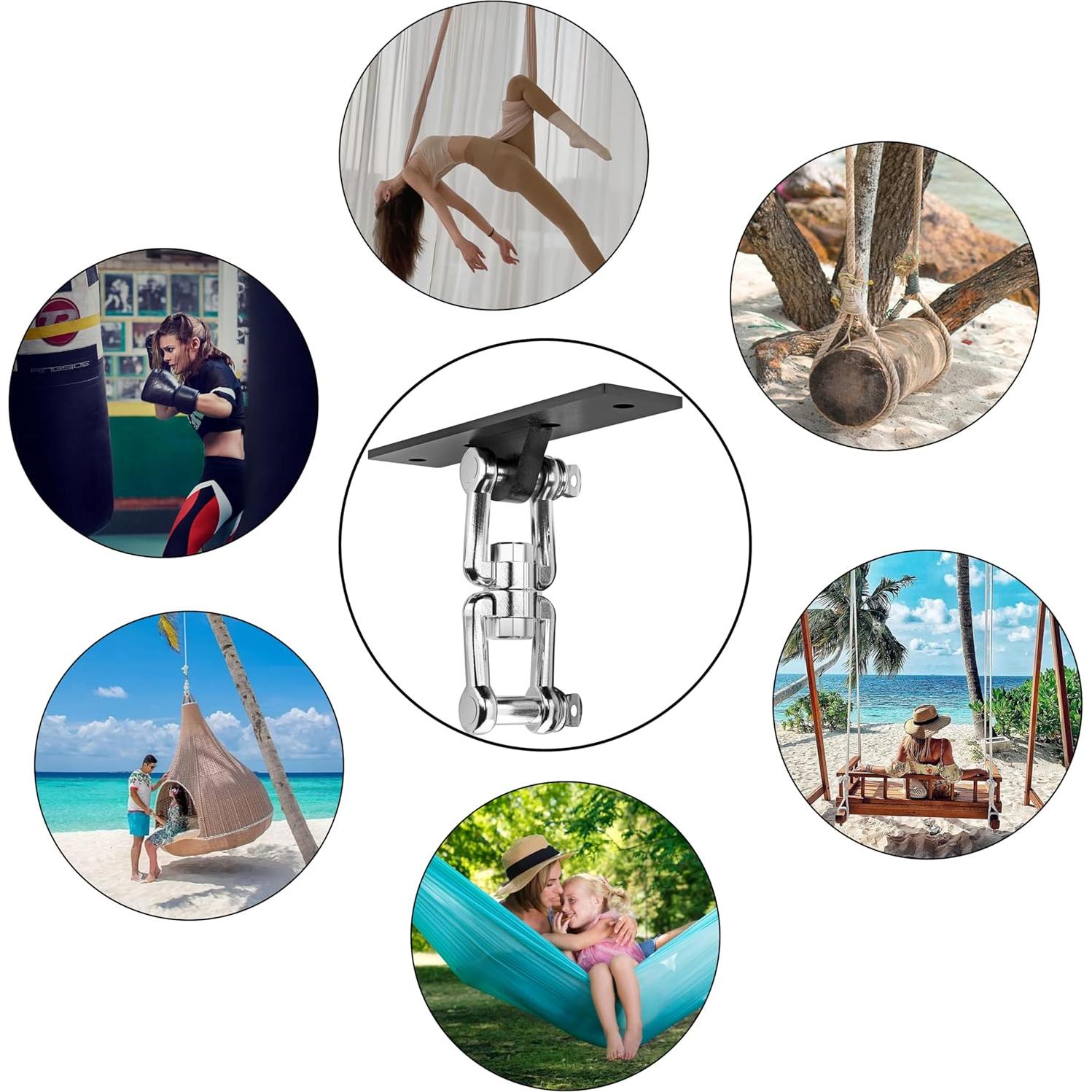 Soporte para Bolsa Pesada VivaZen - Montaje Techo 408 kg