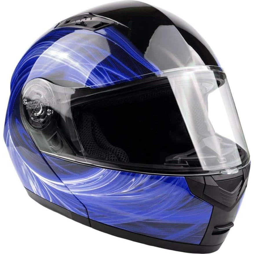 Casco Modular Typhoon TH158 Adulto DOT con Gafas Retráctiles