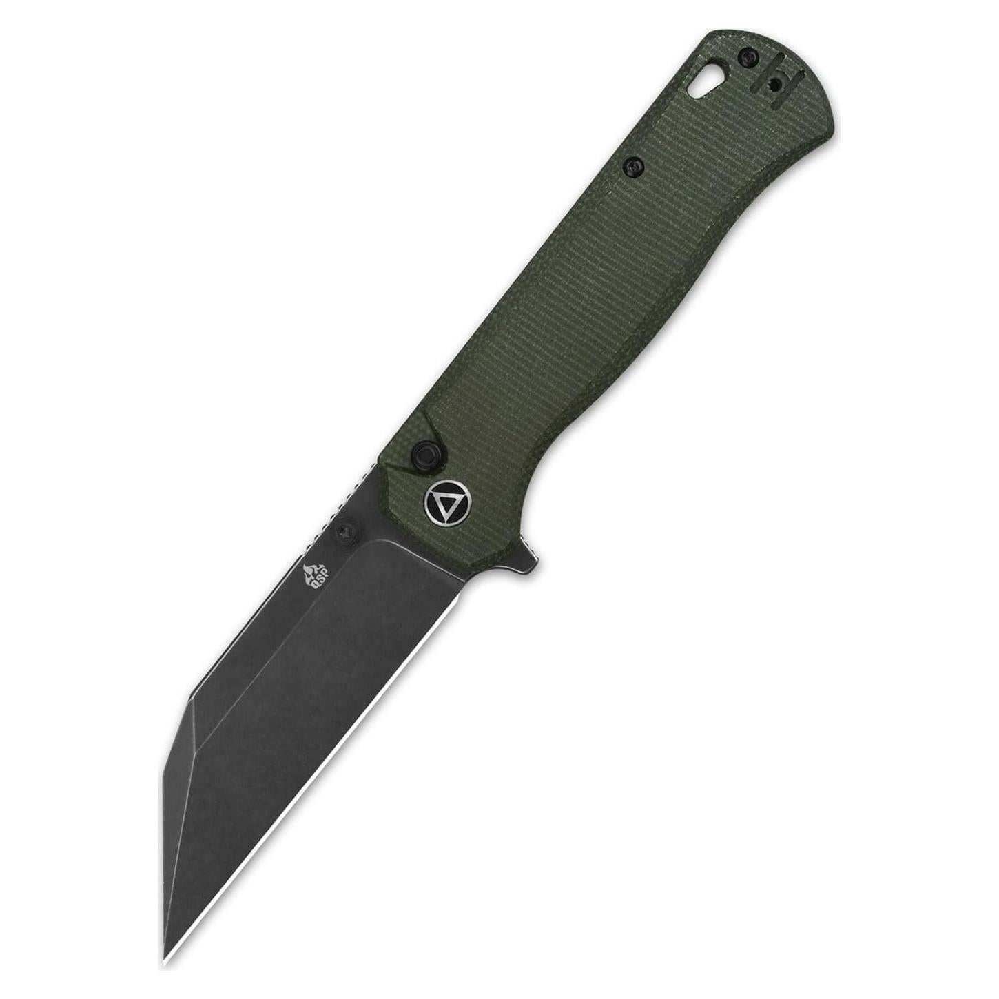 Cuchillo de bolsillo QSP Swordfish 9.22 cm micarta verde EDC