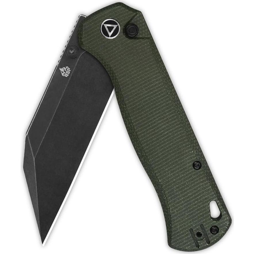 Cuchillo de bolsillo QSP Swordfish 9.22 cm micarta verde EDC
