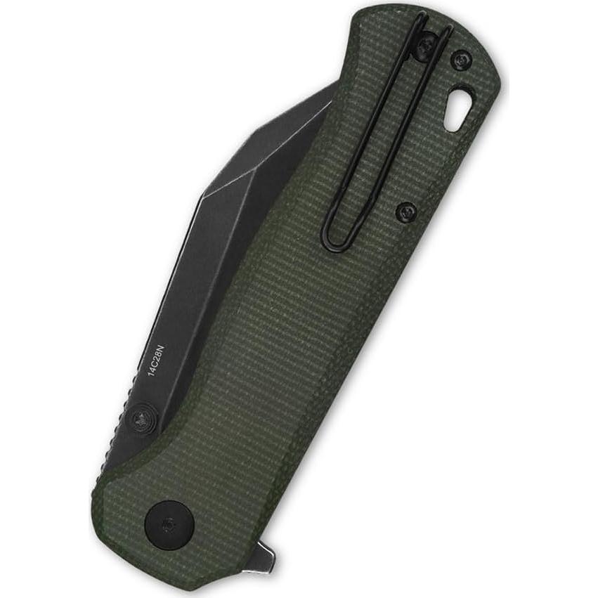 Cuchillo de bolsillo QSP Swordfish 9.22 cm micarta verde EDC