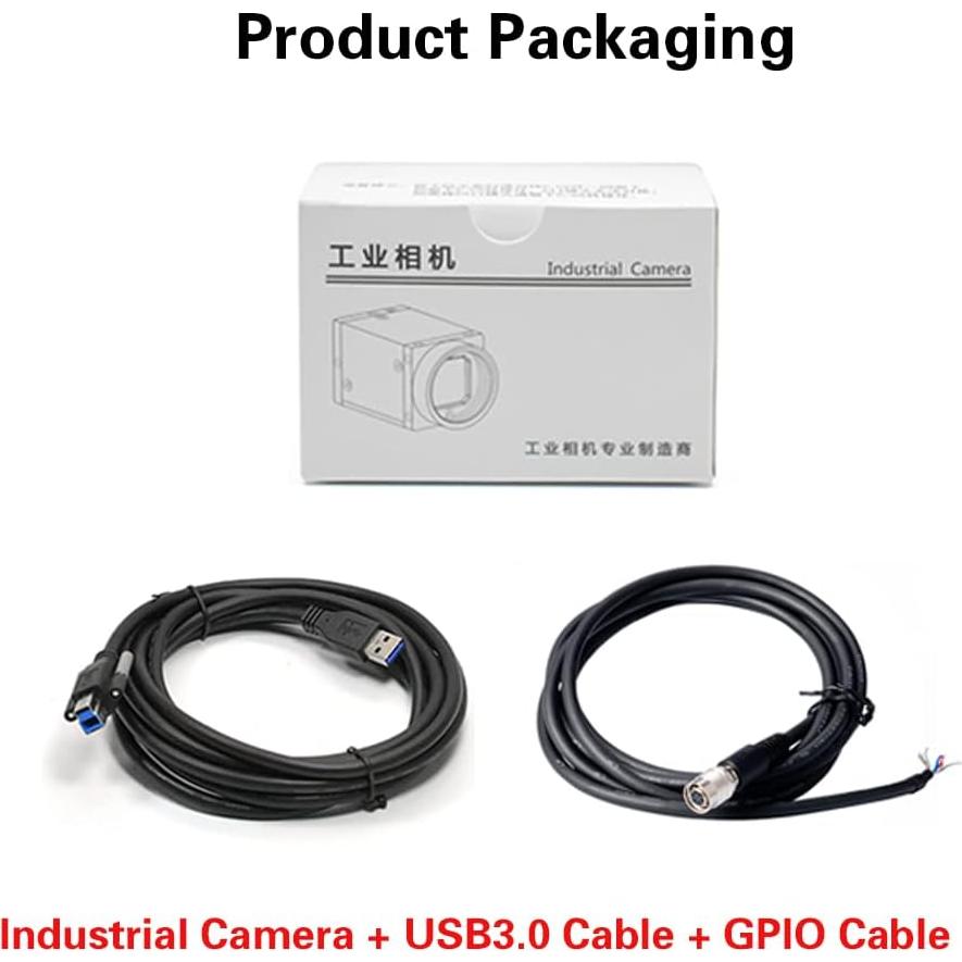 Cámara Industrial HUATENG 5MP USB3.0 Color 40FPS
