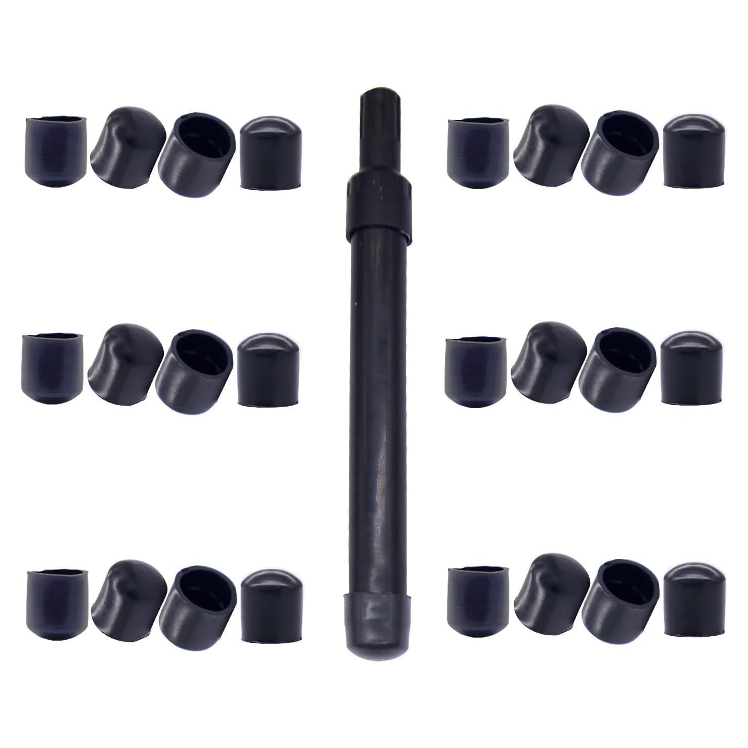 Protectores de Patas de Sillas de Silicona Antideslizantes 24 Pcs