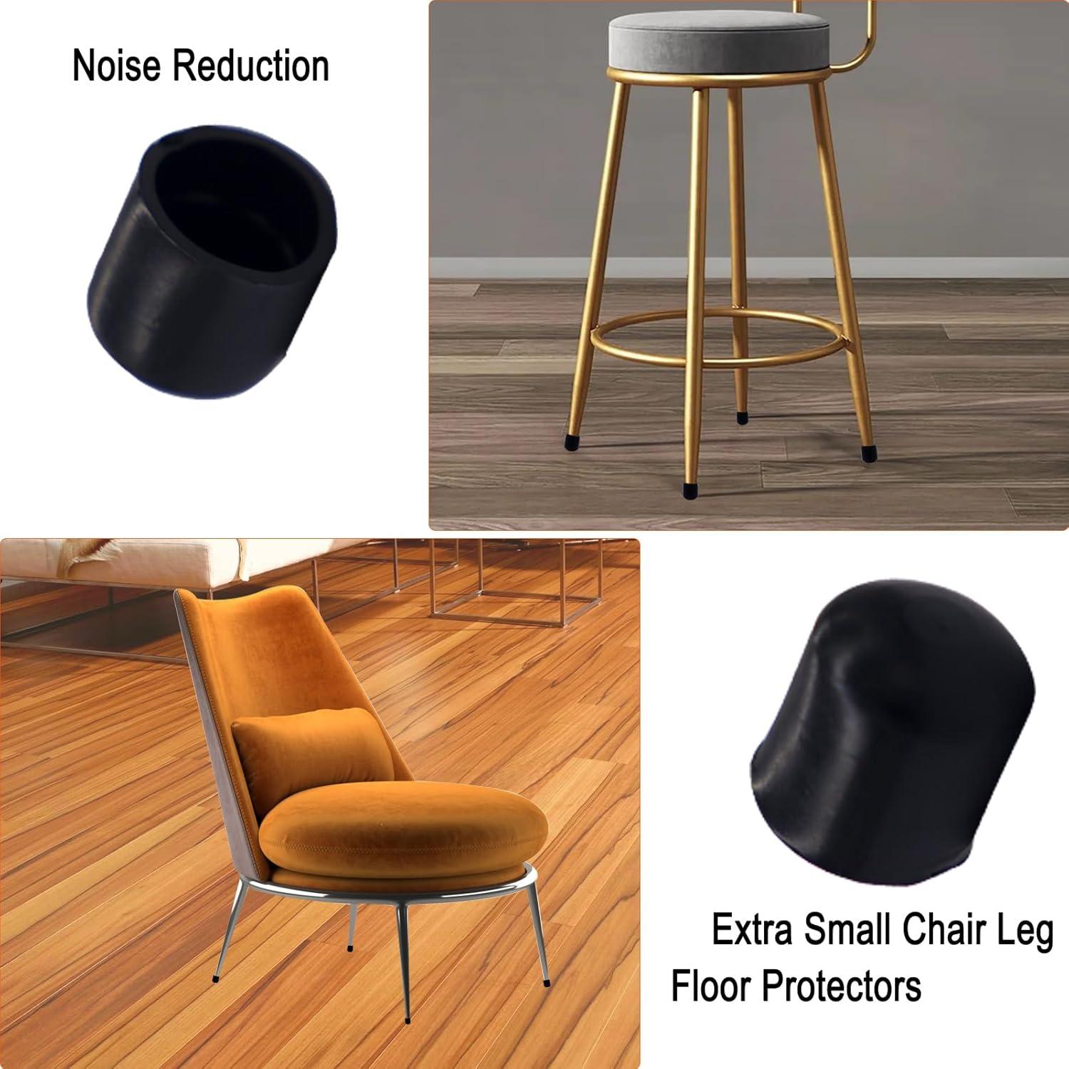 Protectores de Patas de Sillas de Silicona Antideslizantes 24 Pcs