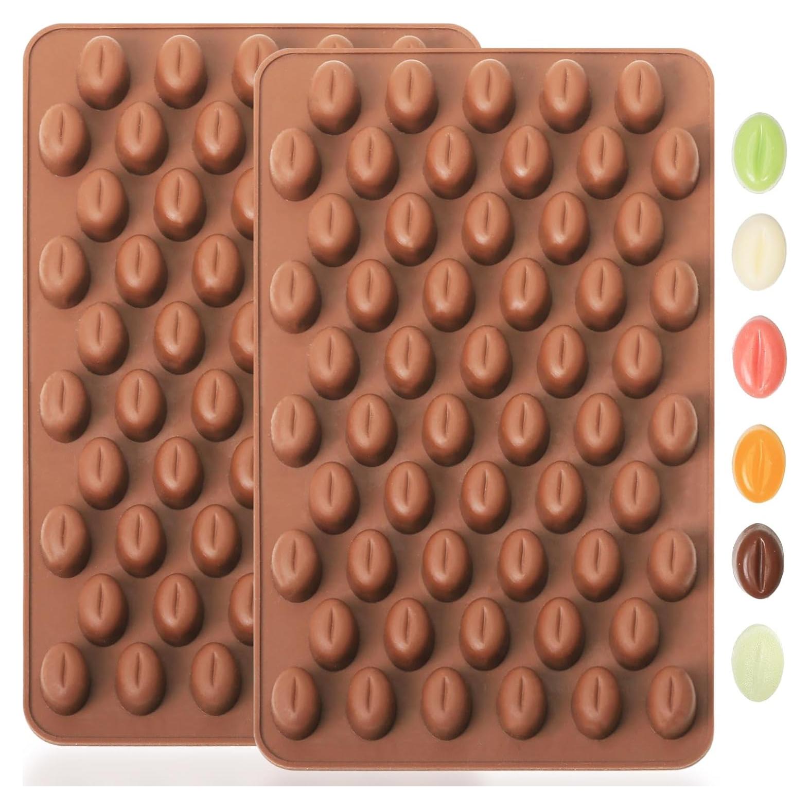 Molde de Silicona Mini Grano de Café Amyandone 55 Cavidades