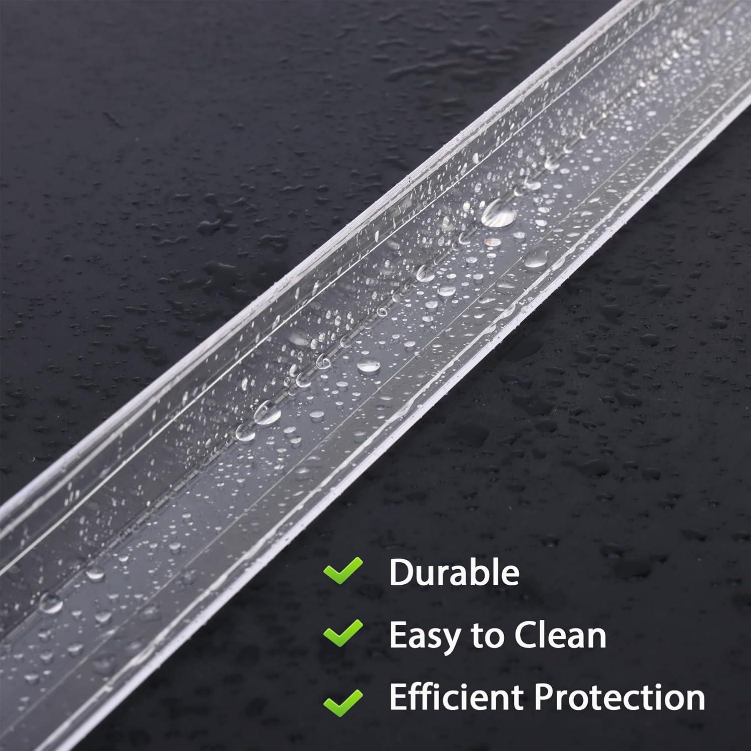 Protectores de Esquinas Transparentes Coengwui 3Pcs 0.88m L