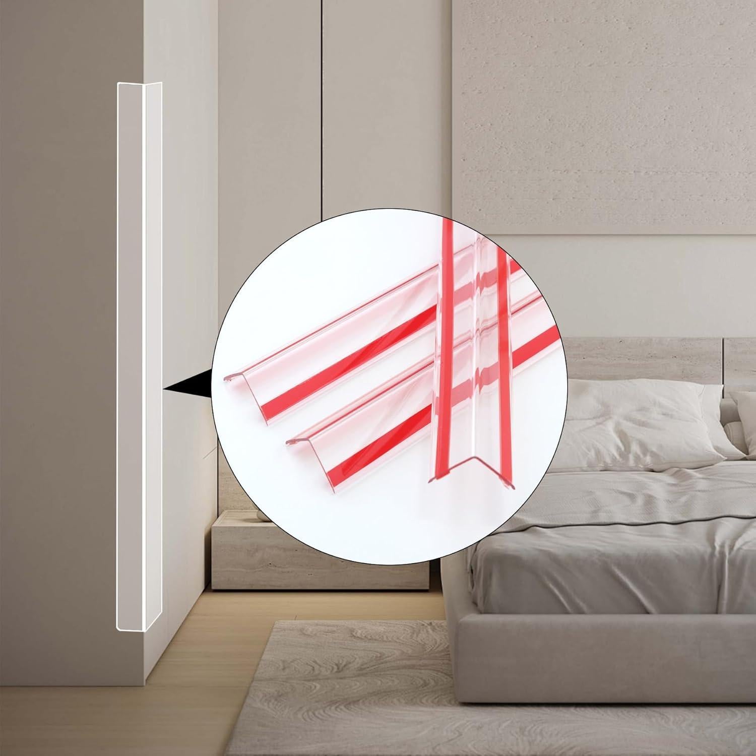 Protectores de Esquinas Transparentes Coengwui 3Pcs 0.88m L