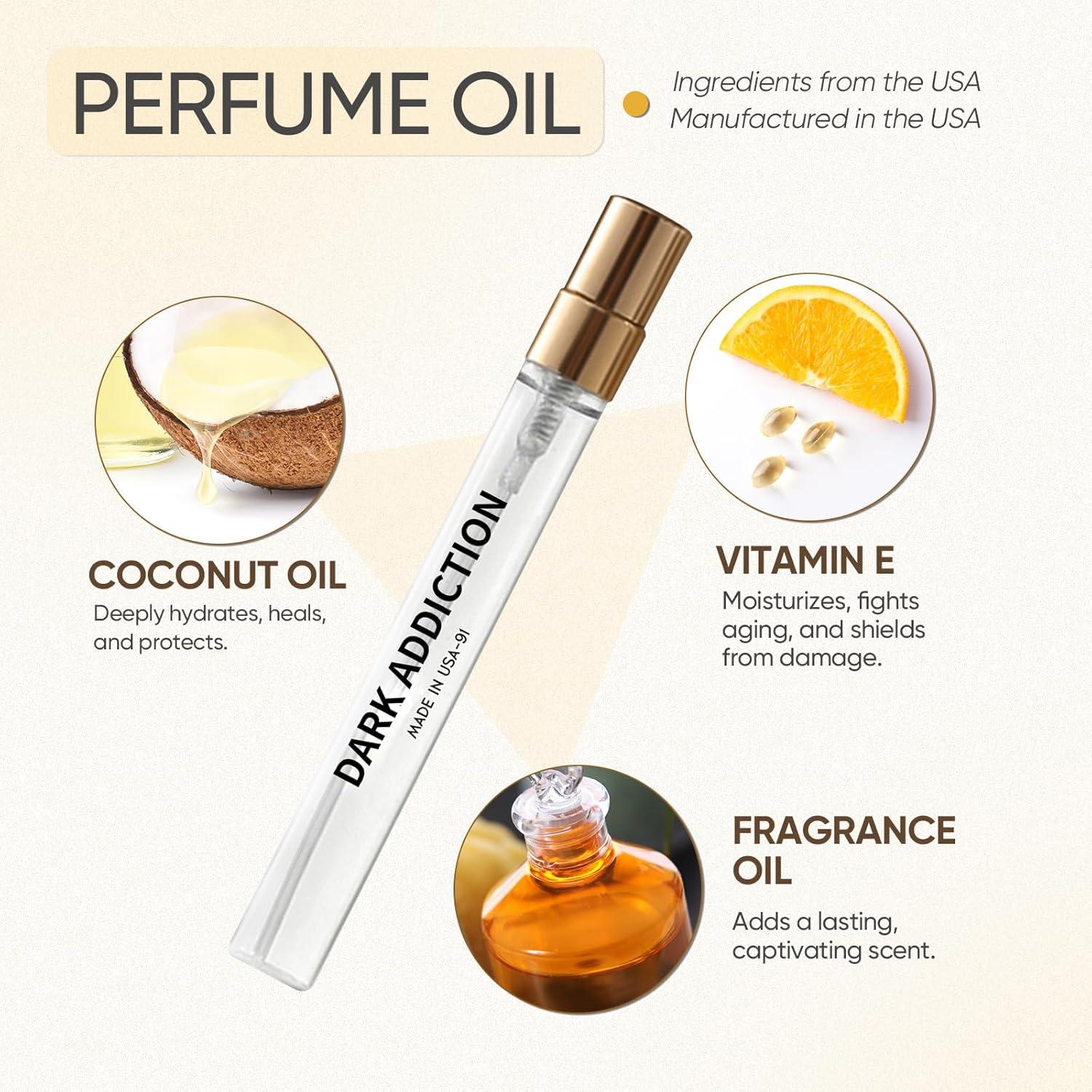 Aceite de Perfume PUREU 12ml Inspirado en Black Opium Vainilla