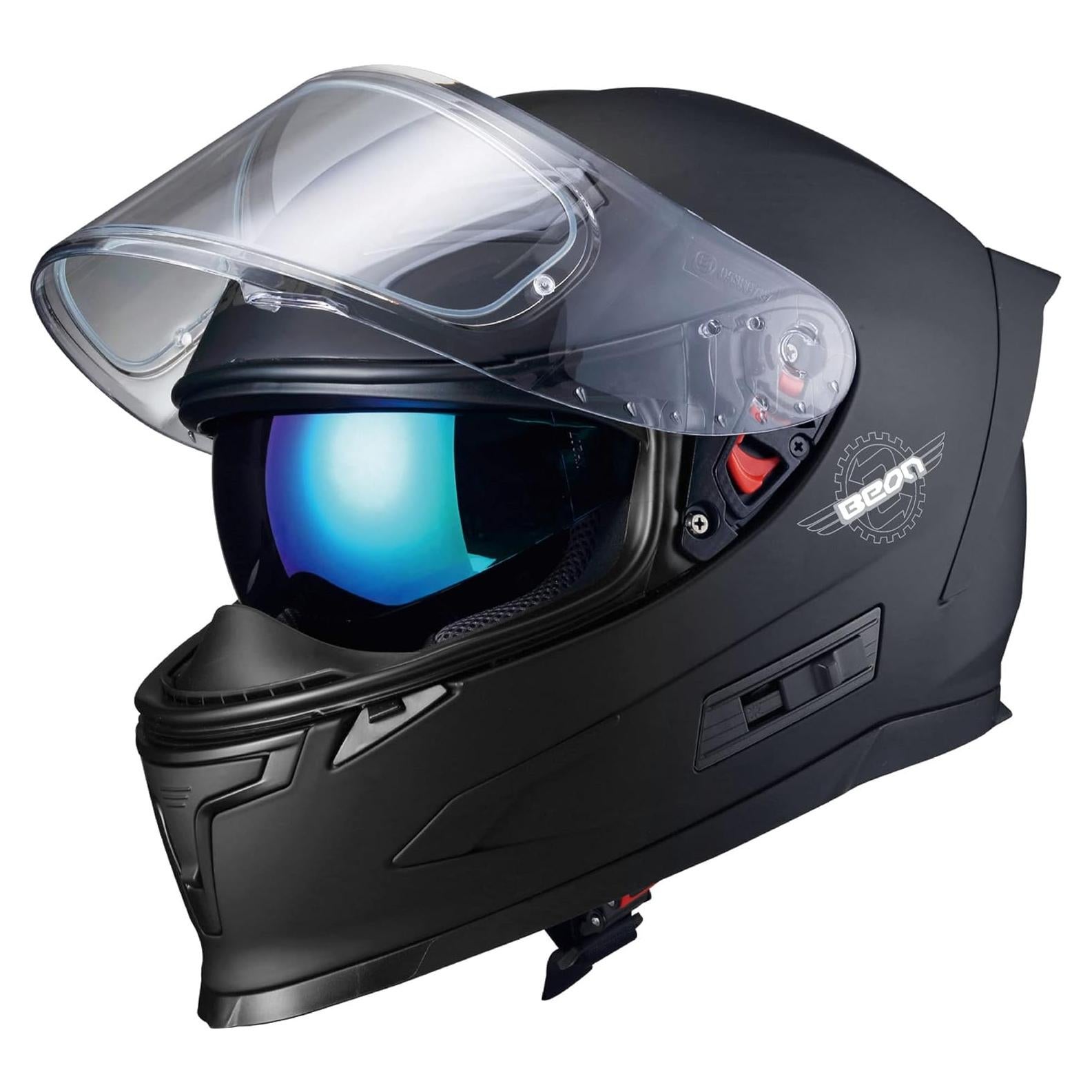 BEON Casco Integral B503 para Motocross Unisex con Ventilación