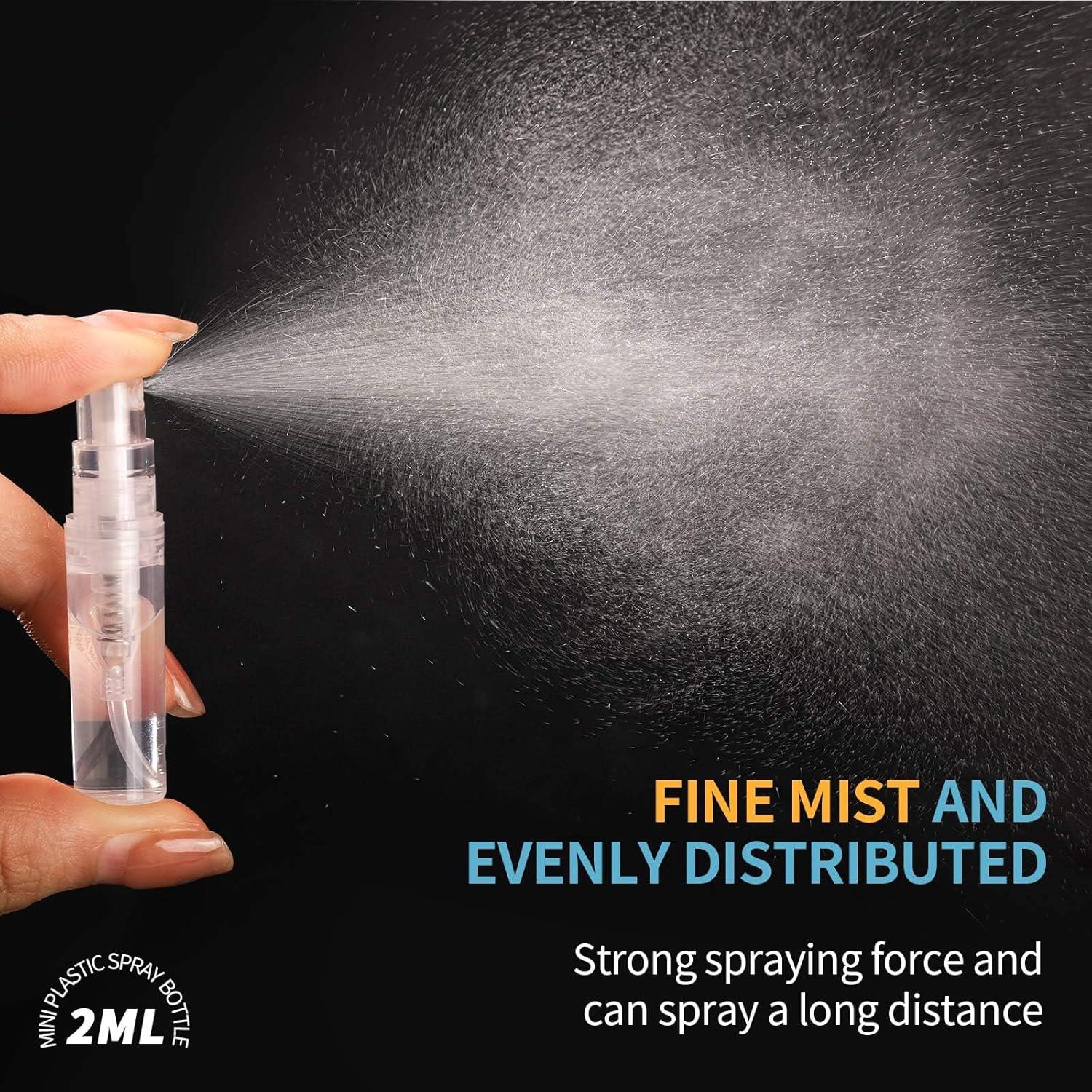 Fandamei Mini Botellas de Spray Rellenables 60pcs 2ml