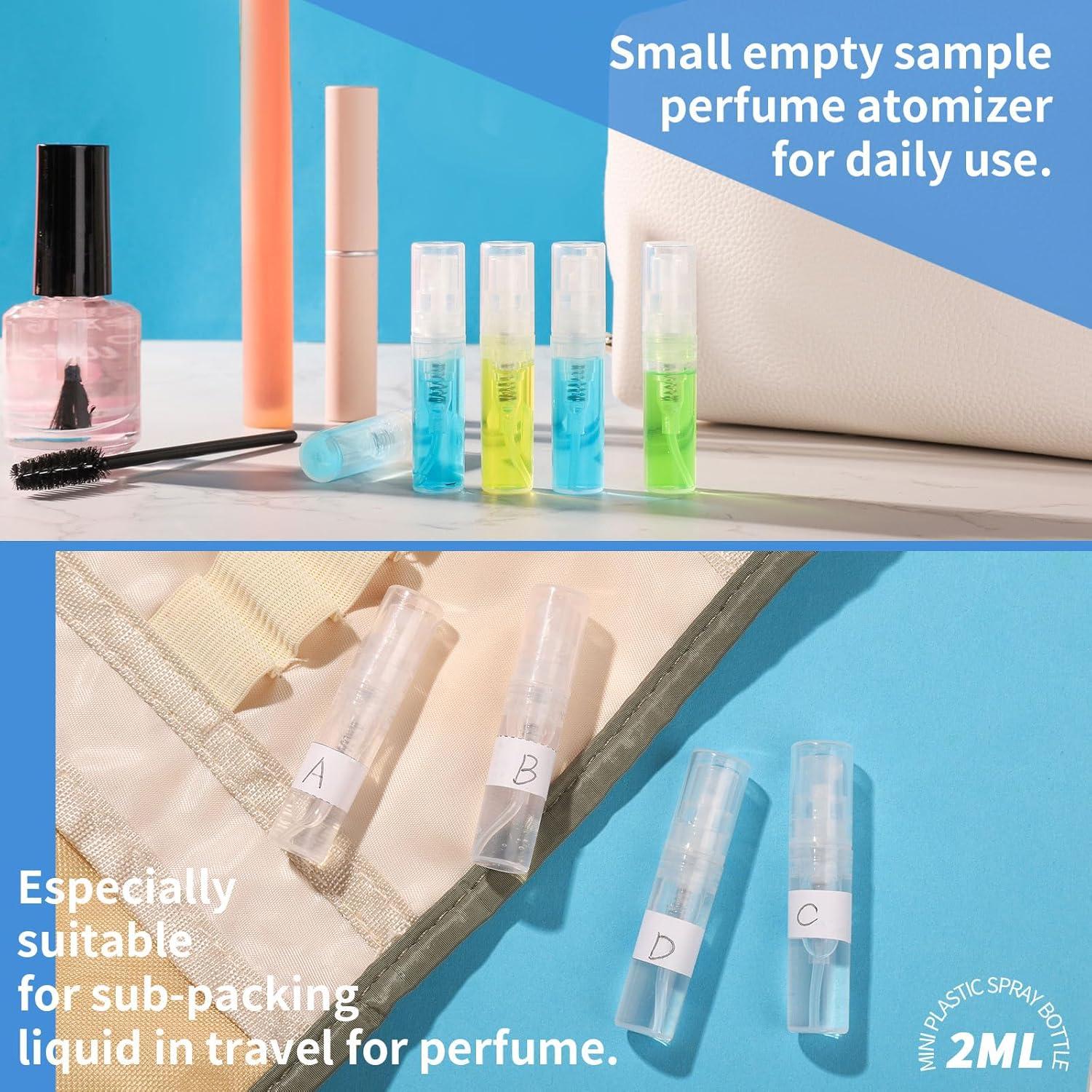 Fandamei Mini Botellas de Spray Rellenables 60pcs 2ml