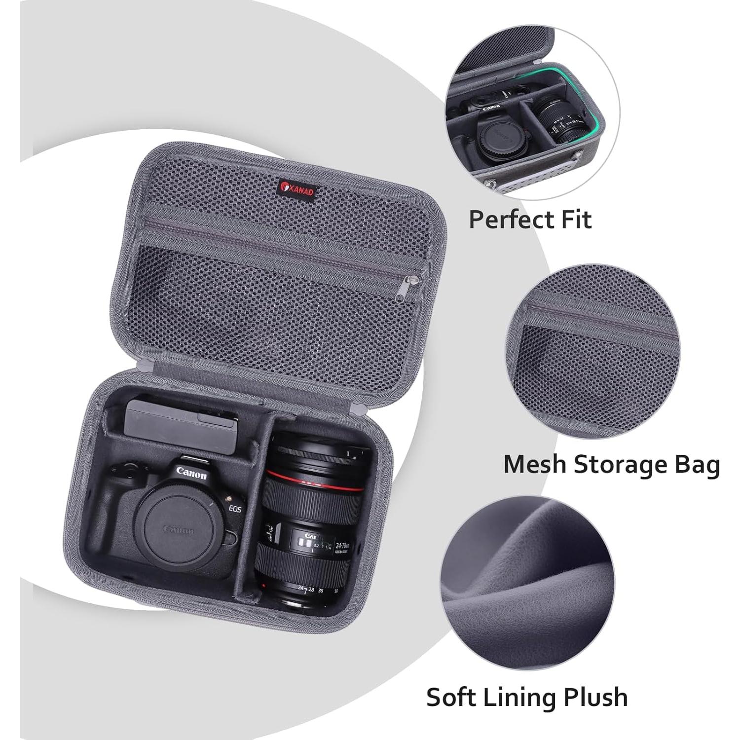 Funda Dura XANAD para Cámaras Sony Alpha y Canon - Gris