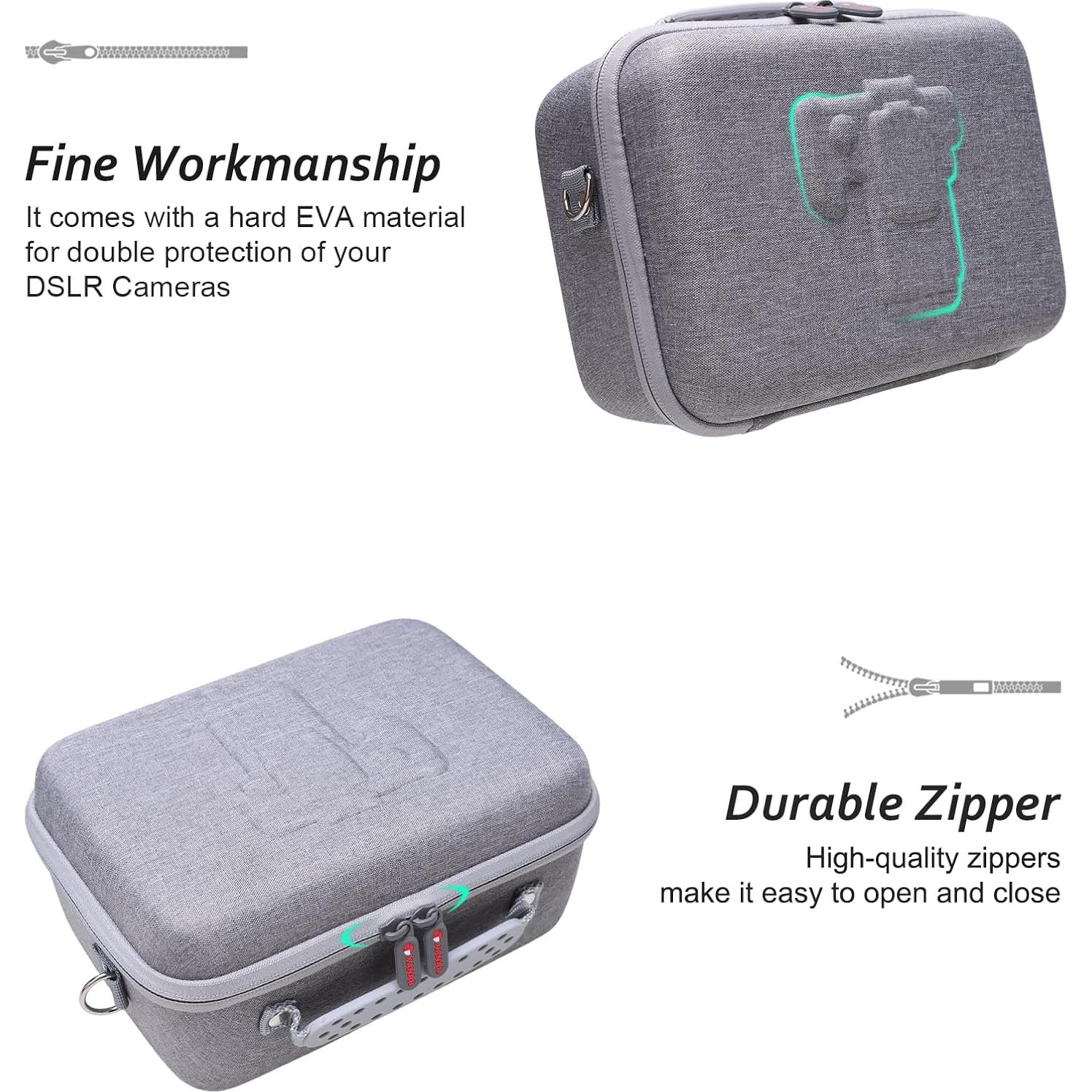 Funda Dura XANAD para Cámaras Sony Alpha y Canon - Gris