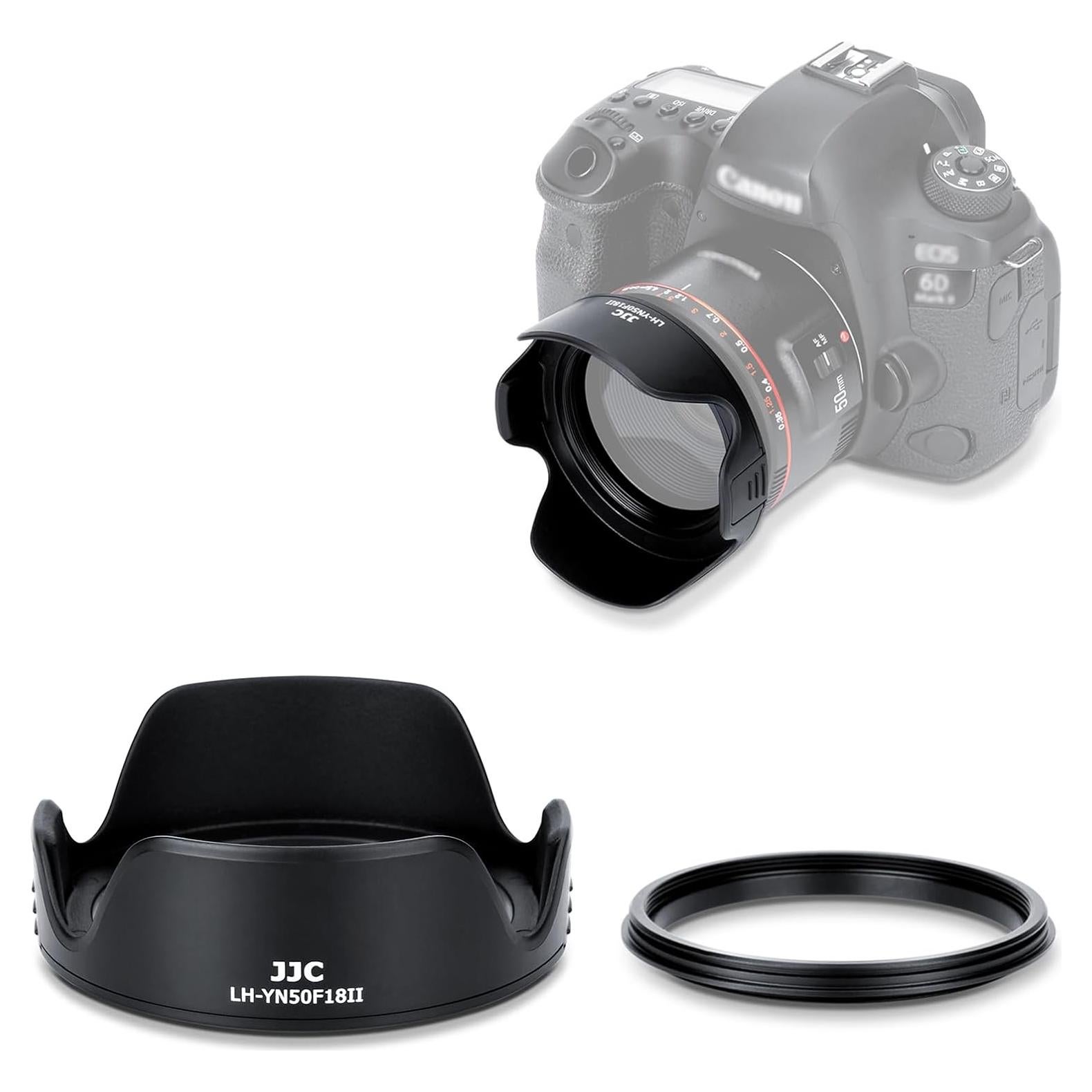 Cubierta de Lente Reversible JJC para Yongnuo YN 50mm F1.8 II