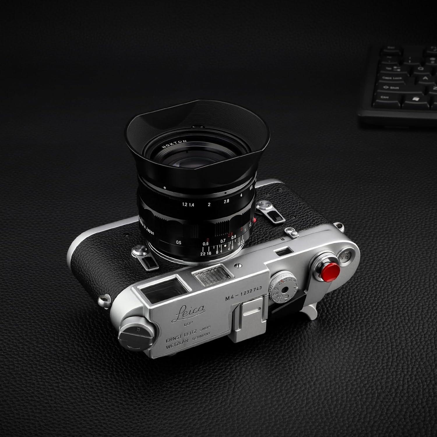 Capucha de Lente Cuadrada Haoge LH-VM35MB para Voigtlander 35mm 40mm 50mm