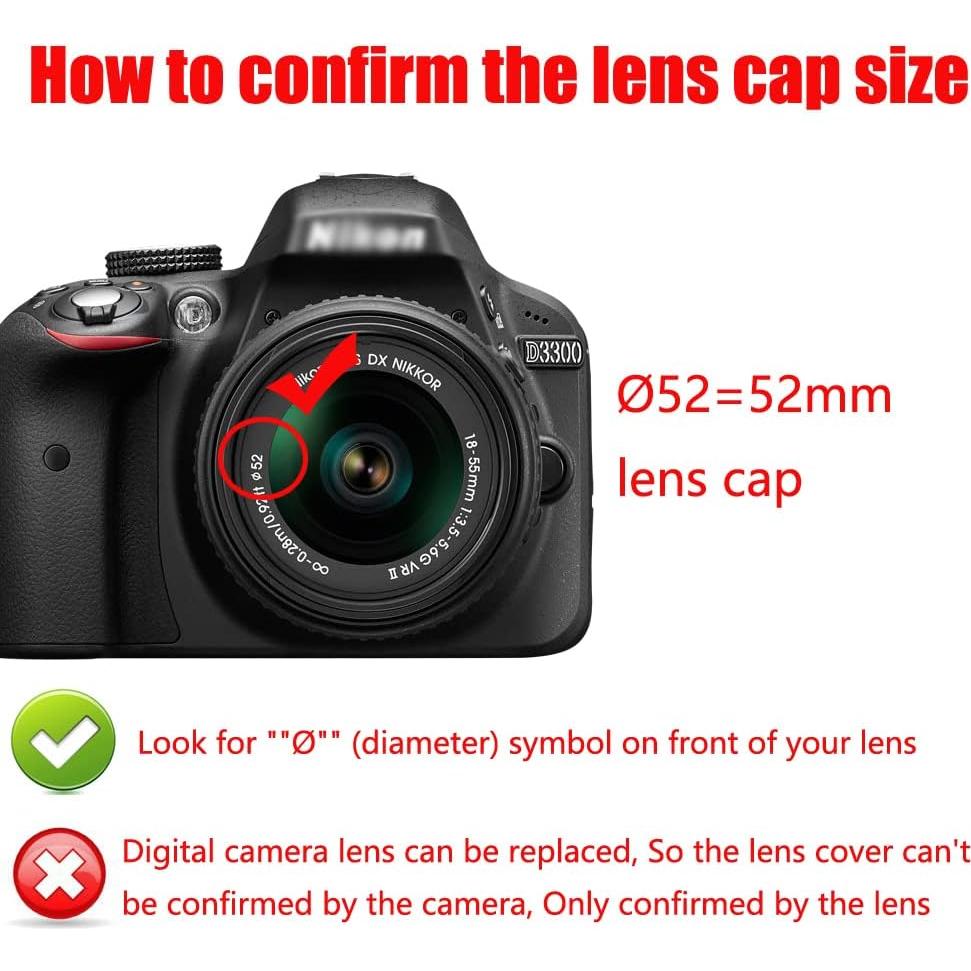 Tapa de lente 105mm ADQQUI para Nikkor Z MC 105mm f/2.8