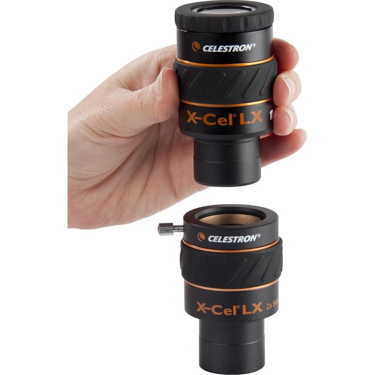 Lente Barlow 2x Celestron X-Cel LX + Filtro Lunar 1.25"