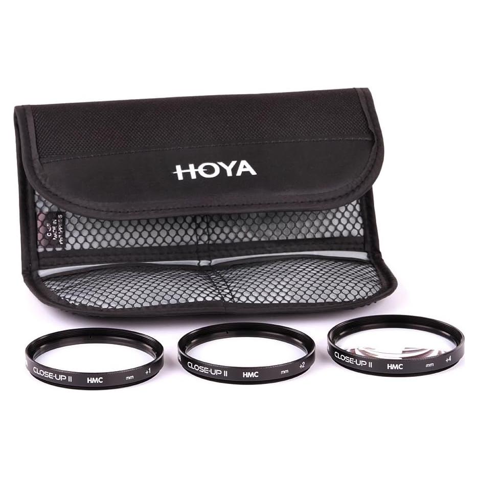 Filtro de lente de acercamiento Hoya 46 mm Set II +1 +2 +4