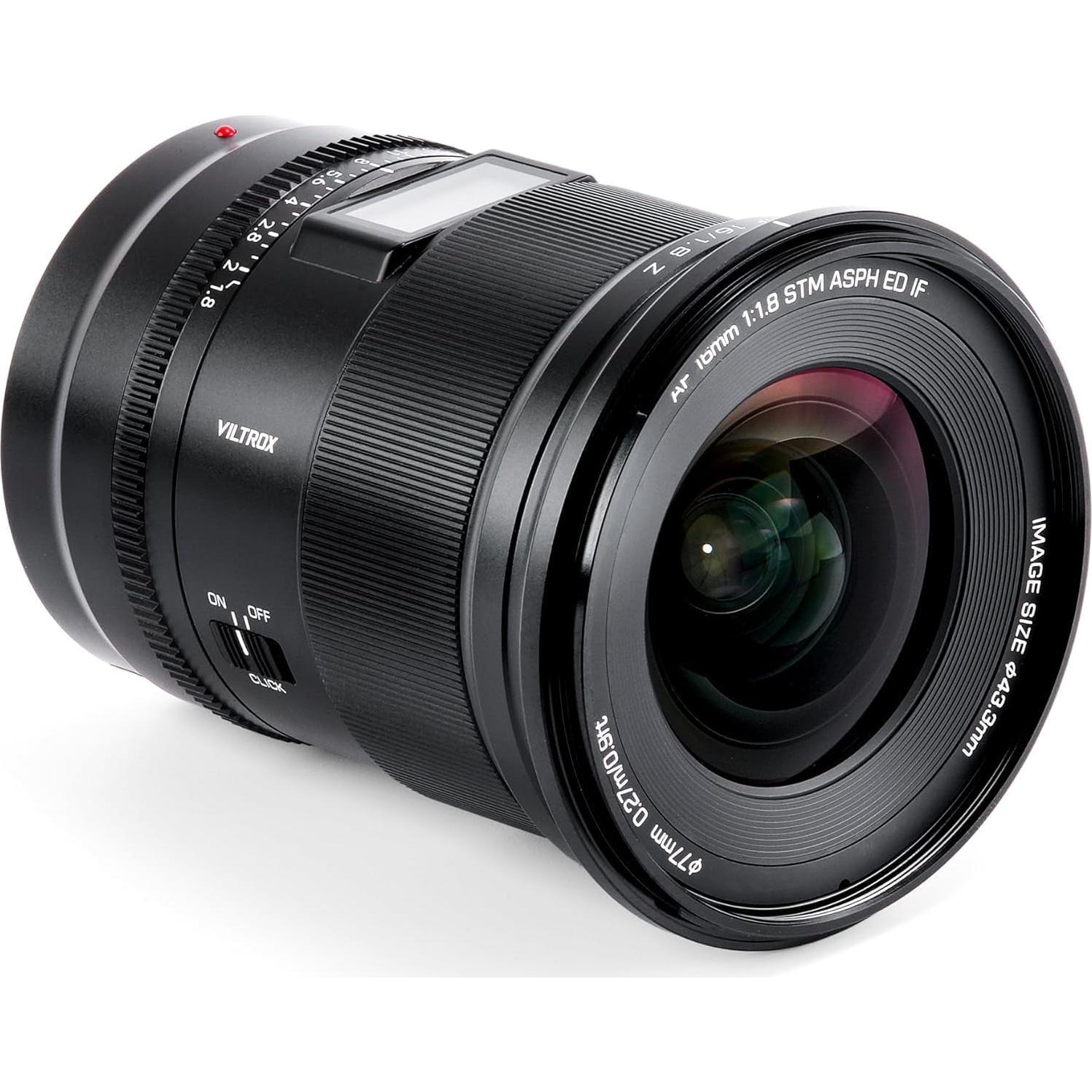 Lente VILTROX AF 16mm F1.8 para Nikon Z-Mount - Gran Angular