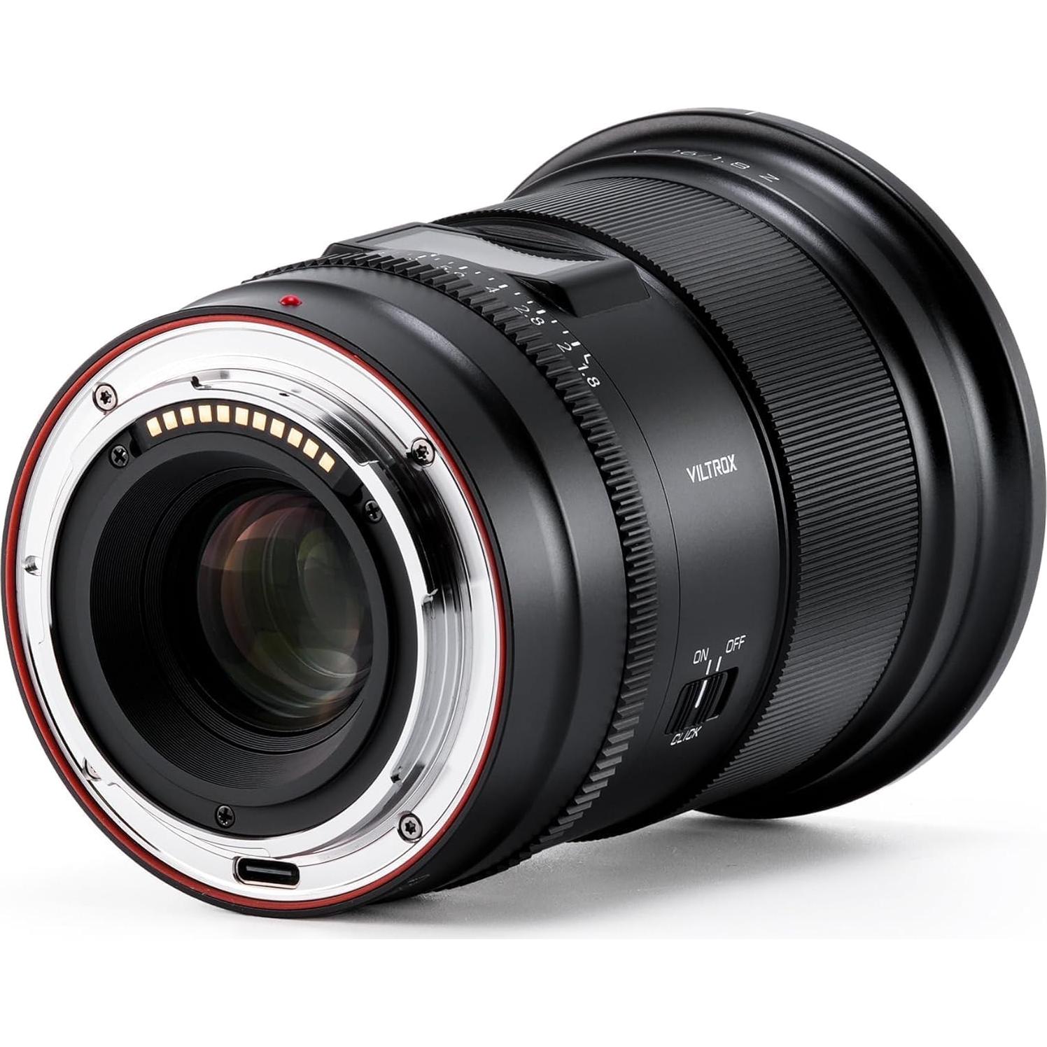 Lente VILTROX AF 16mm F1.8 para Nikon Z-Mount - Gran Angular