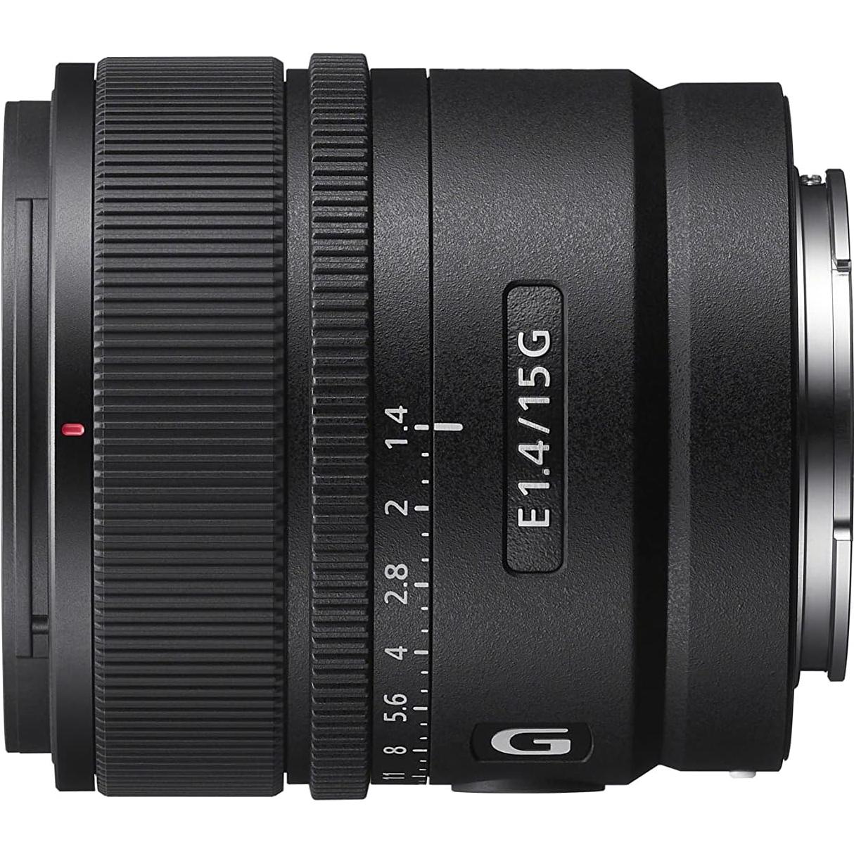 Lente Sony E 15mm F1.4 G Gran Angular APS-C 0.38kg