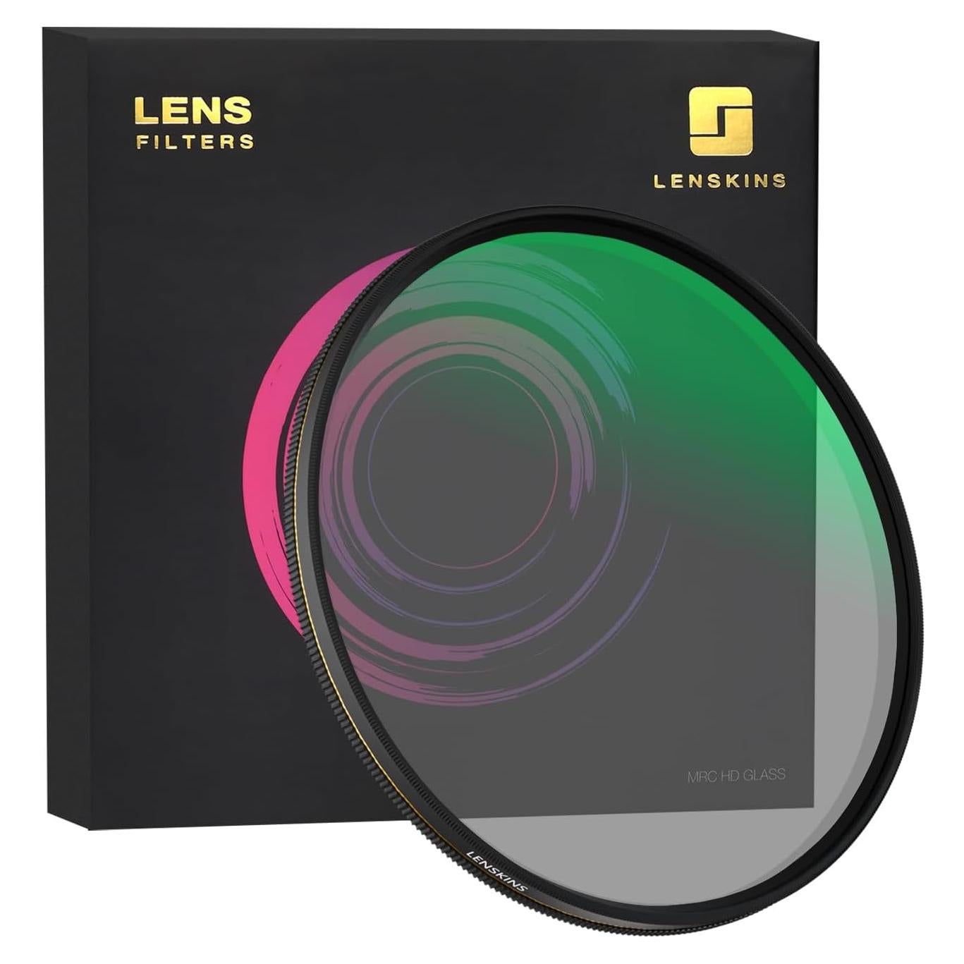 Filtro Polarizador Circular LENSKINS 58mm HD Multi-Capa
