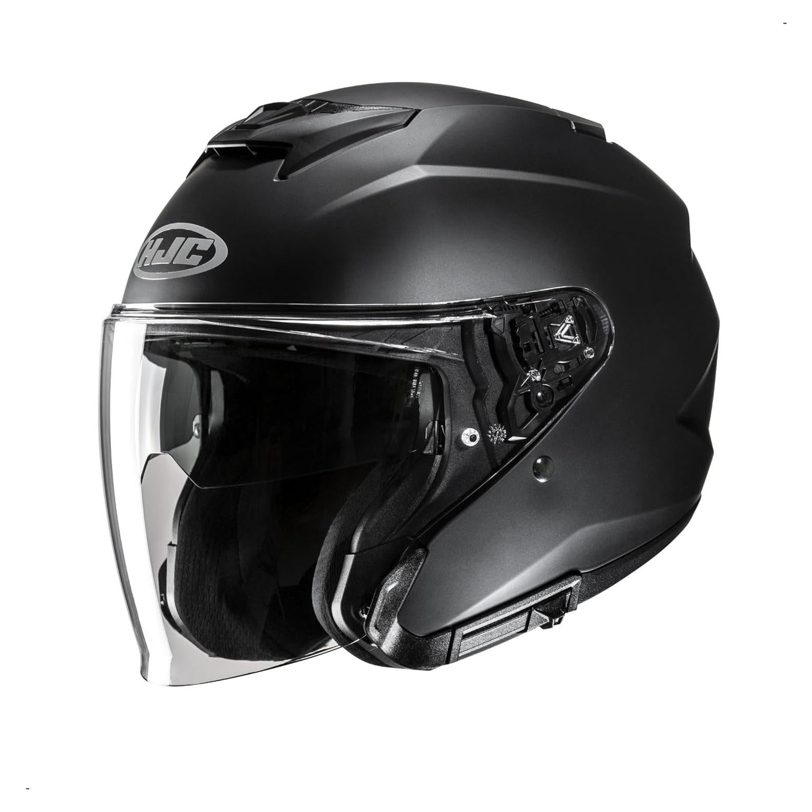 Casco Abierto HJC i31 Negro Semi Mate Grande DOT