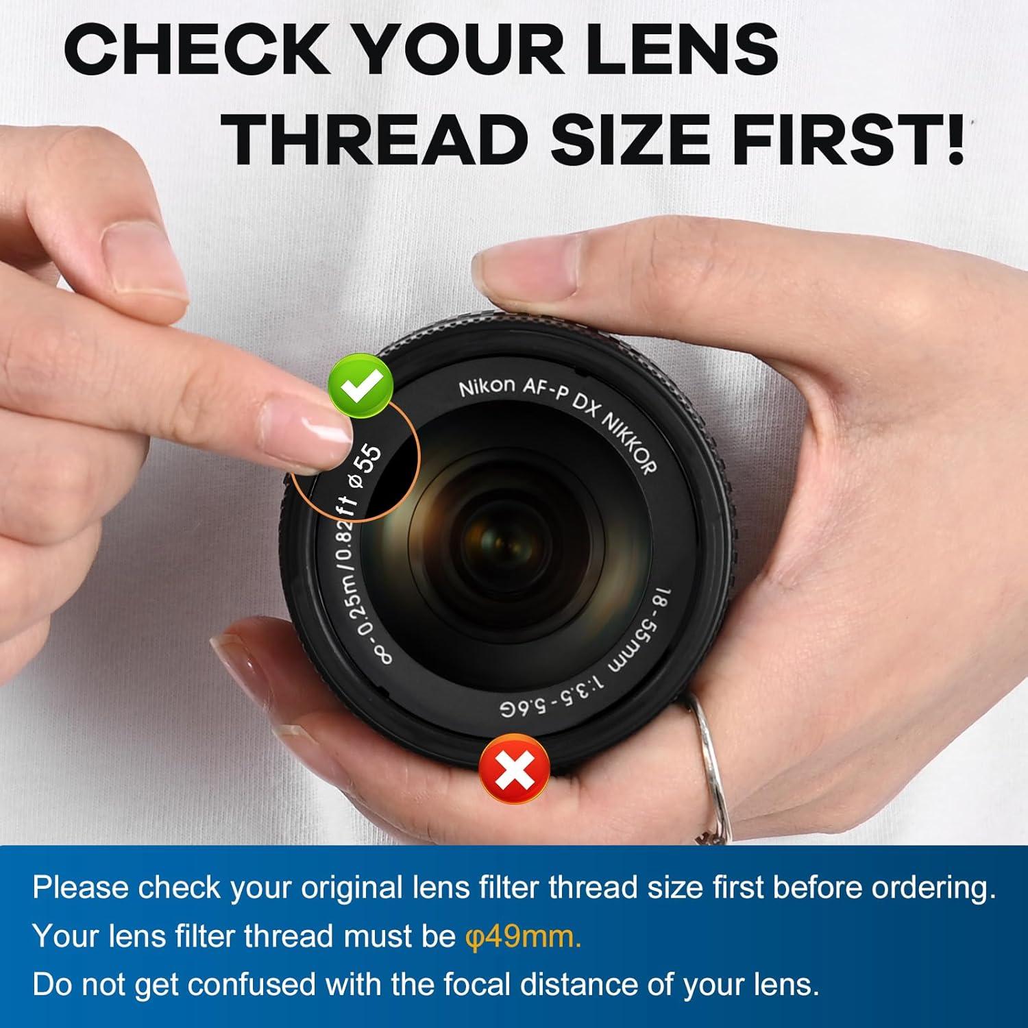 Lente Gran Angular Lightdow 49mm HD para Canon y Sony