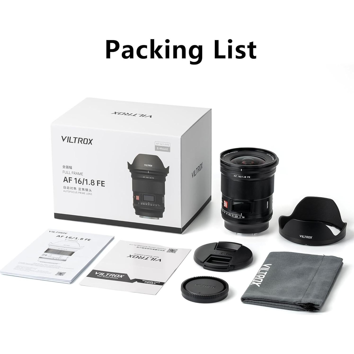 Lente VILTROX 27mm F1.2 Pro E Montura Autofocus para Sony