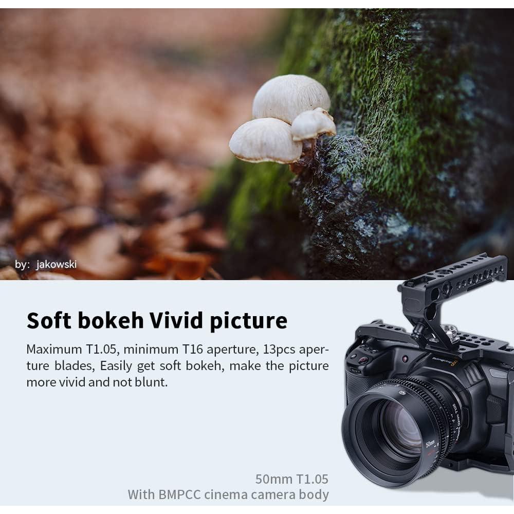 Lente Cine 7artisans 25mm T1.05 Gran Apertura Enfoque Manual