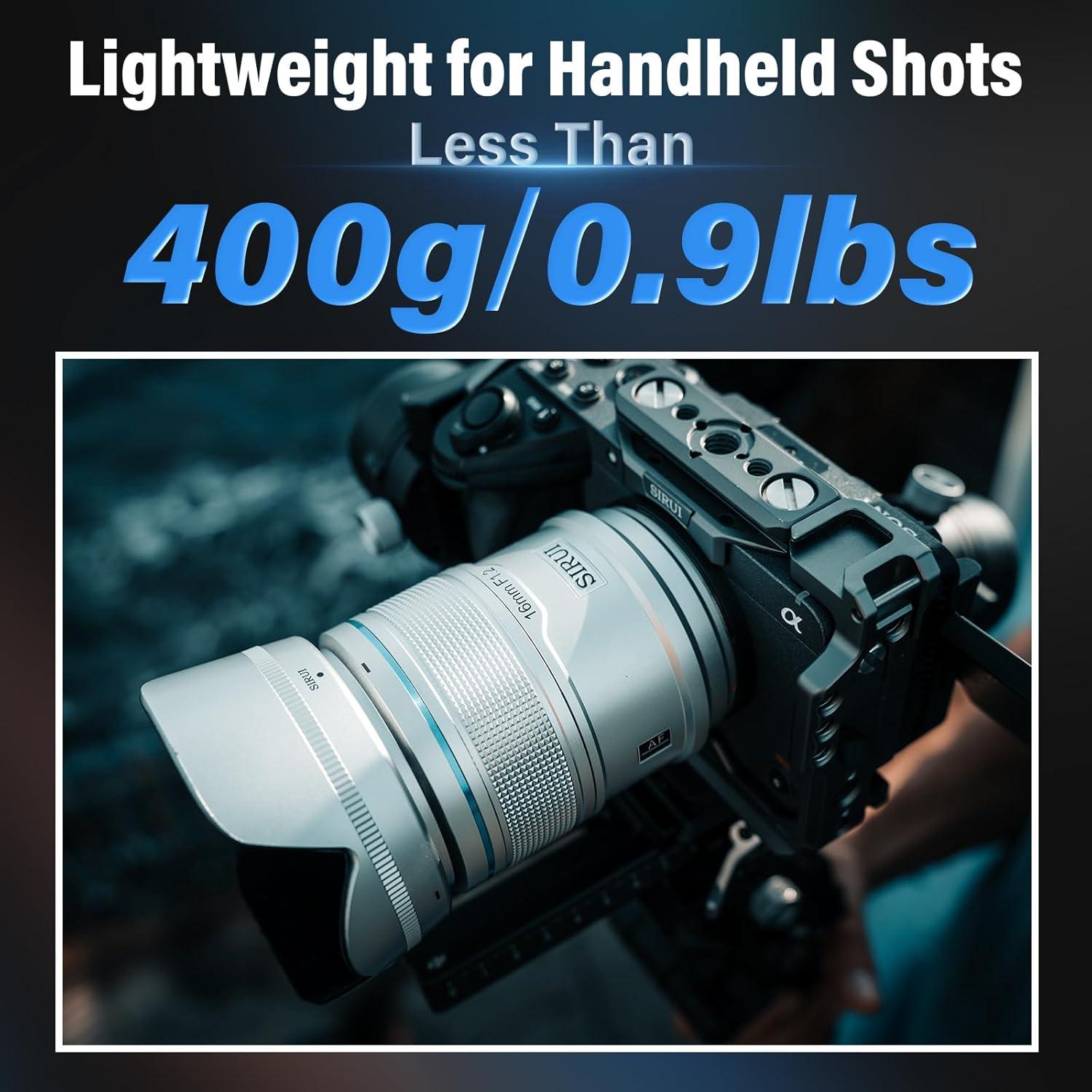 Lente Gran Angular Autofocus SIRUI 16mm F1.2 para Cámaras Z