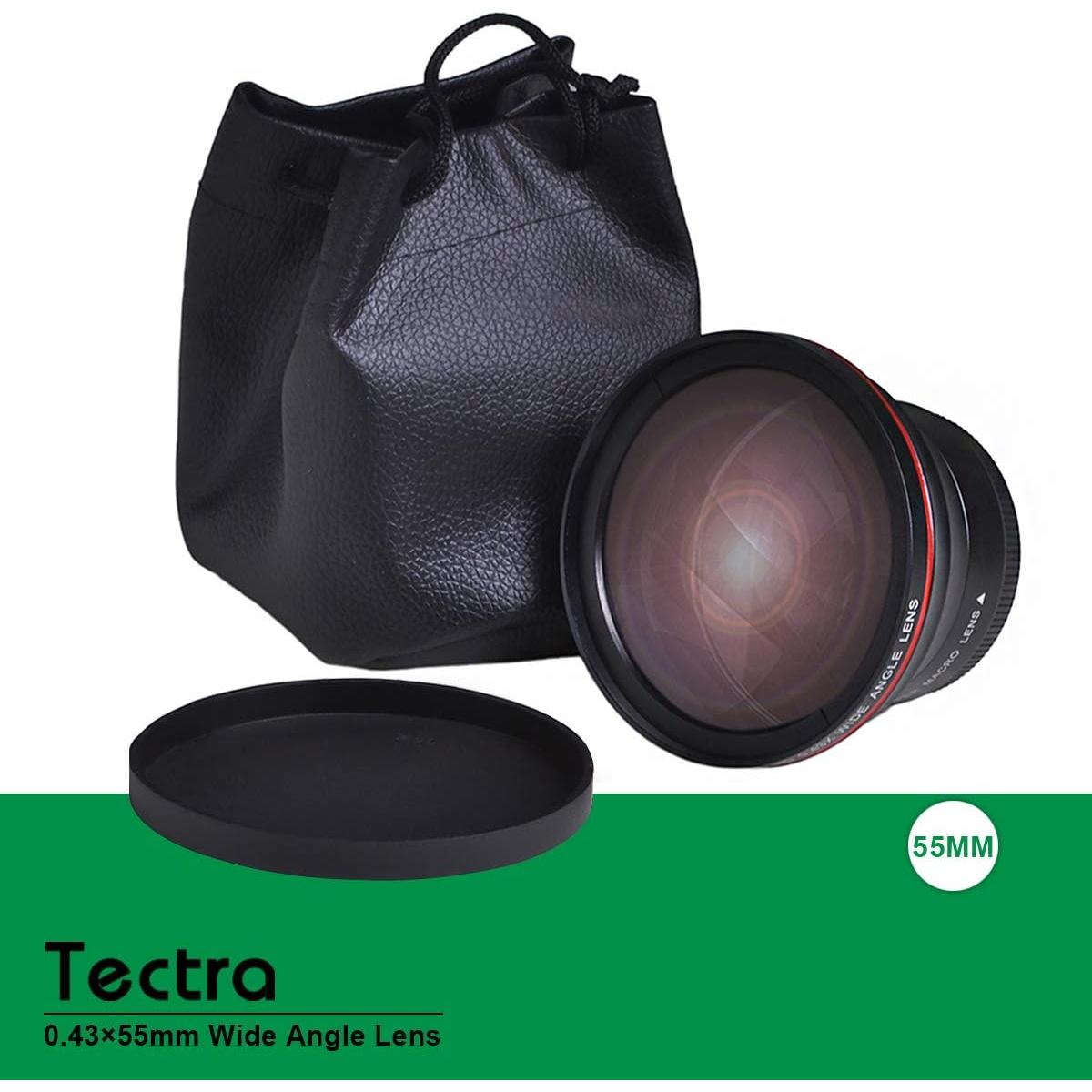 Lente Gran Angular 55MM Tectra 0.43X HD para Nikon y Sony