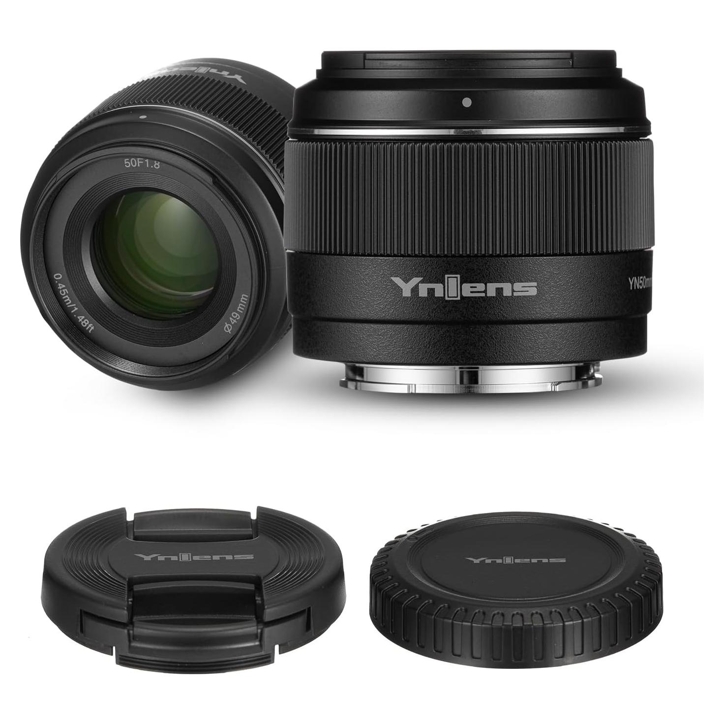 Lente YONGNUO 50mm F1.8 para cámaras Sony E - Bokeh impresionante