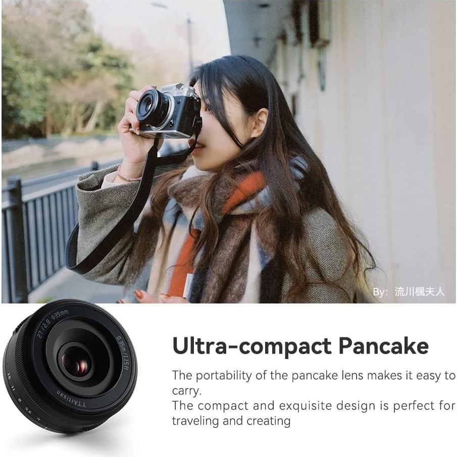 Lente TTArtisan AF 27mm F2.8 para cámaras Sony Montura E