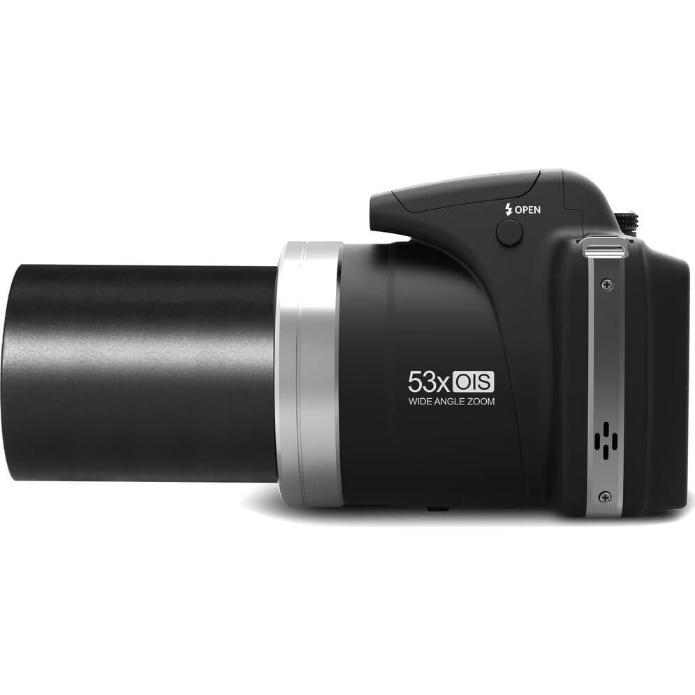 Cámara Digital Minolta MN53Z 16 MP 1080p FHD 53x Zoom Negro