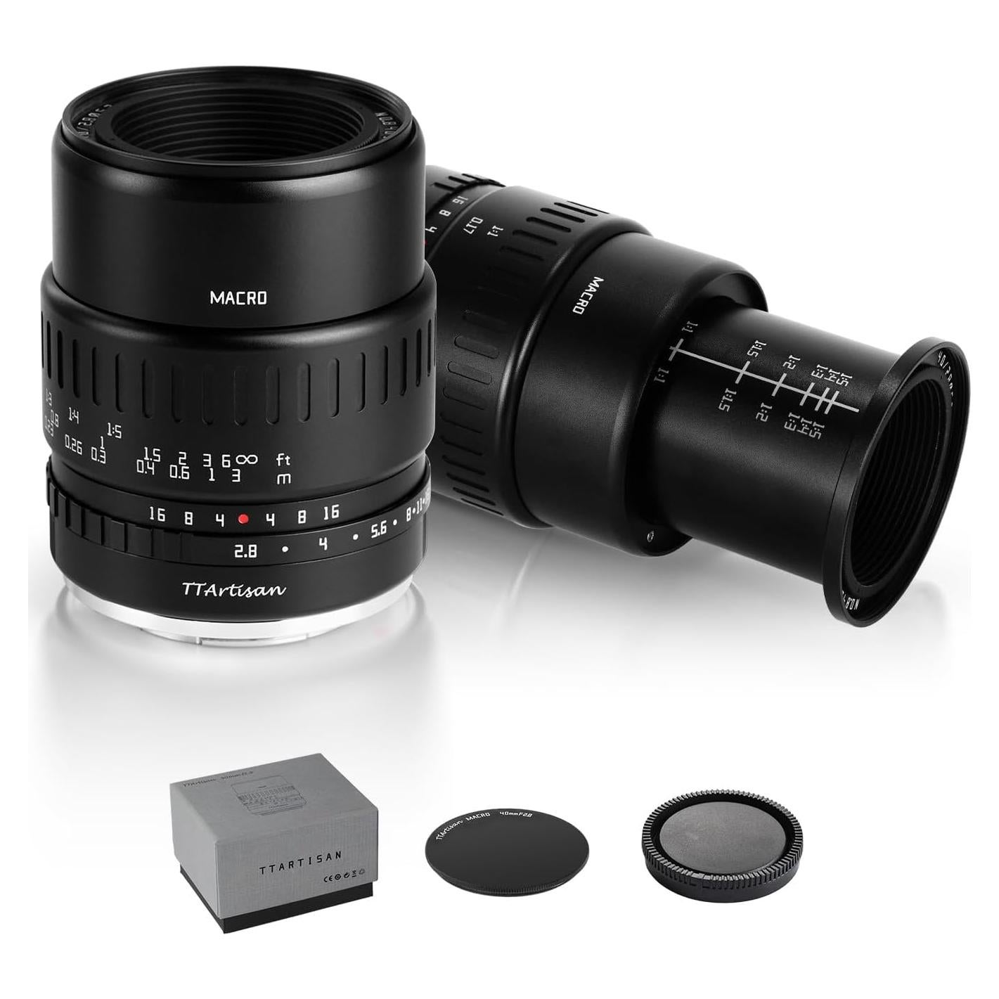 Objetivo Macro TTArtisan 40mm F2.8 MFT para Olympus/Panasonic