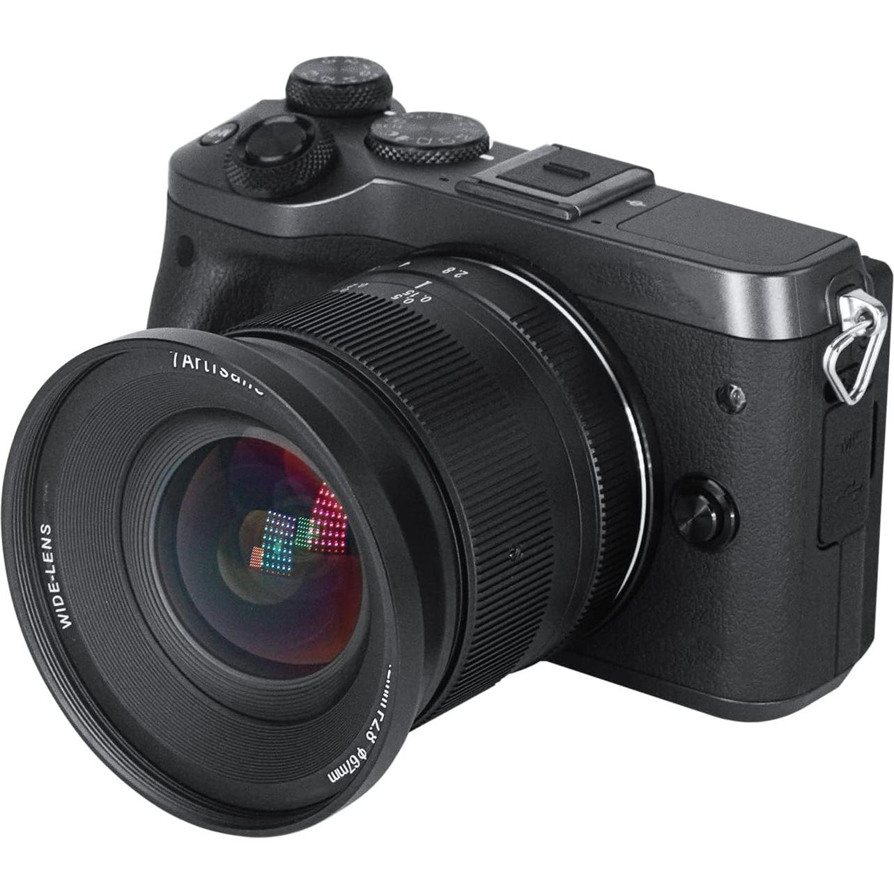 Lente Gran Angular 7Artisans 12mm F2.8 MFT para Olympus/Panasonic