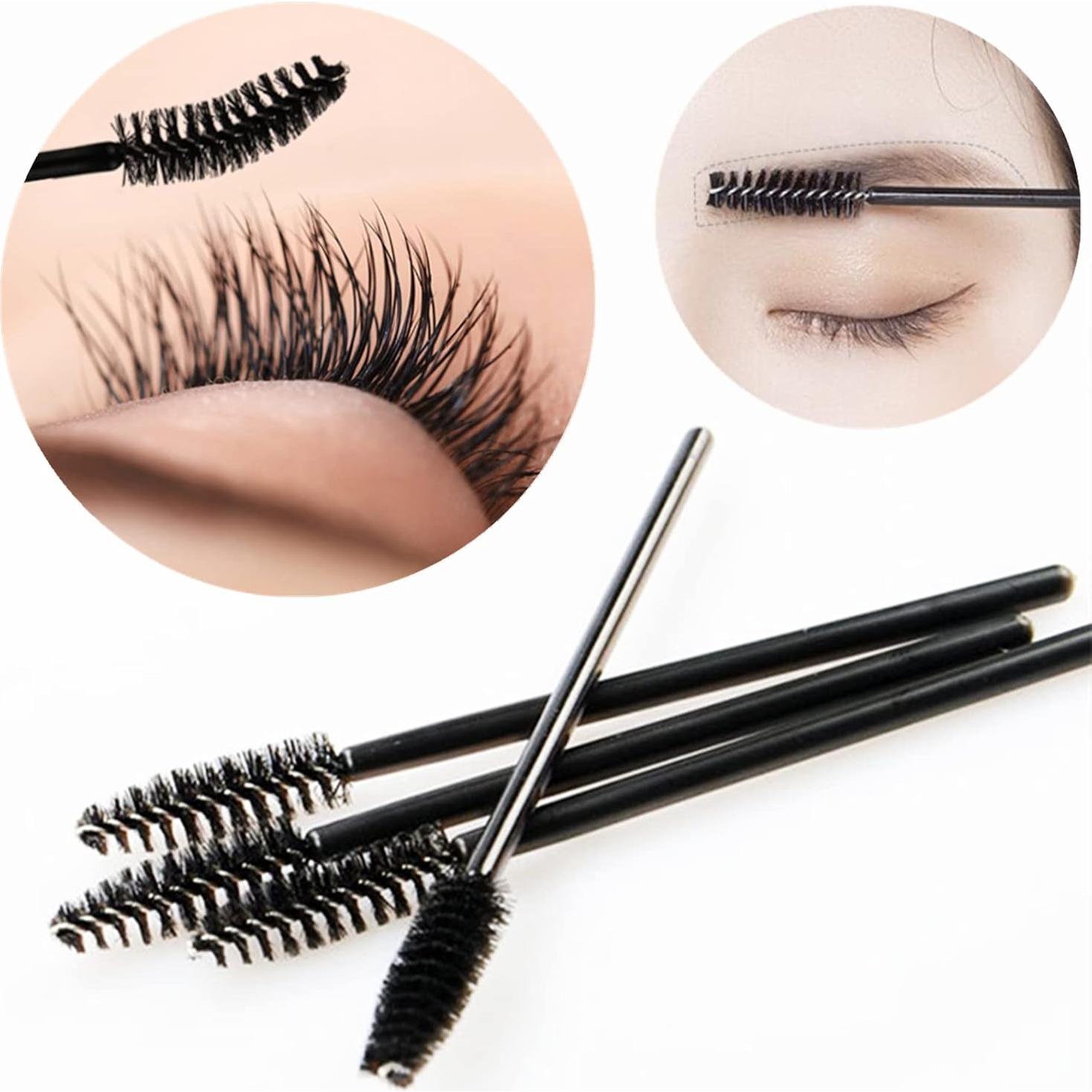 Cepillos Desechables para Pestañas BTYMS 100 Pcs 10 cm