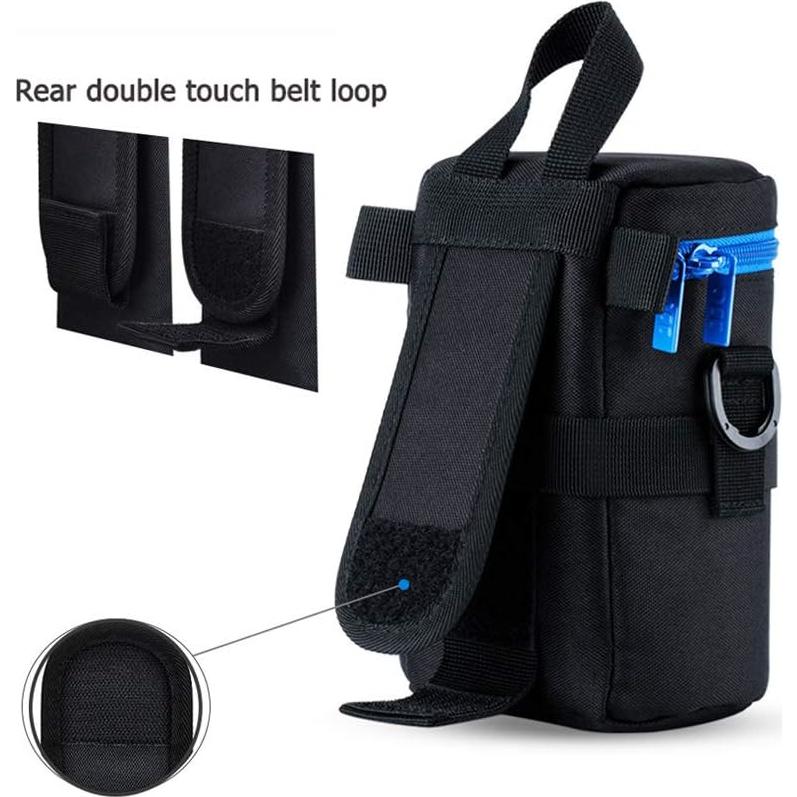 Funda para Lente JJC DLP-3II, Poliester, 80x155mm, Resistente