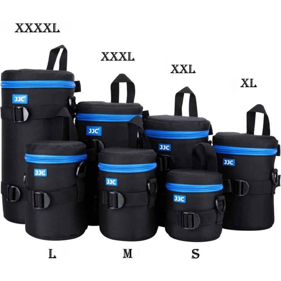 Funda para Lente JJC DLP-3II, Poliester, 80x155mm, Resistente