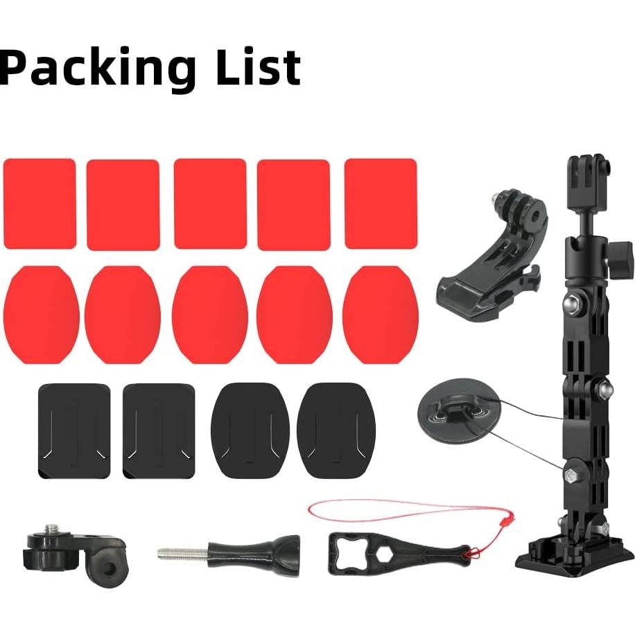 Kit de Montaje en Barbilla para Casco de Motocicleta GoPro