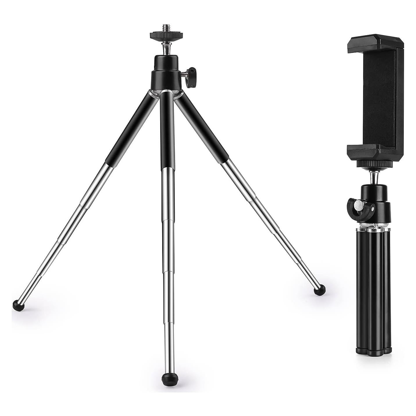 Mini Trípode Metálico TIGAYAN para Webcam y Teléfono 4-9"