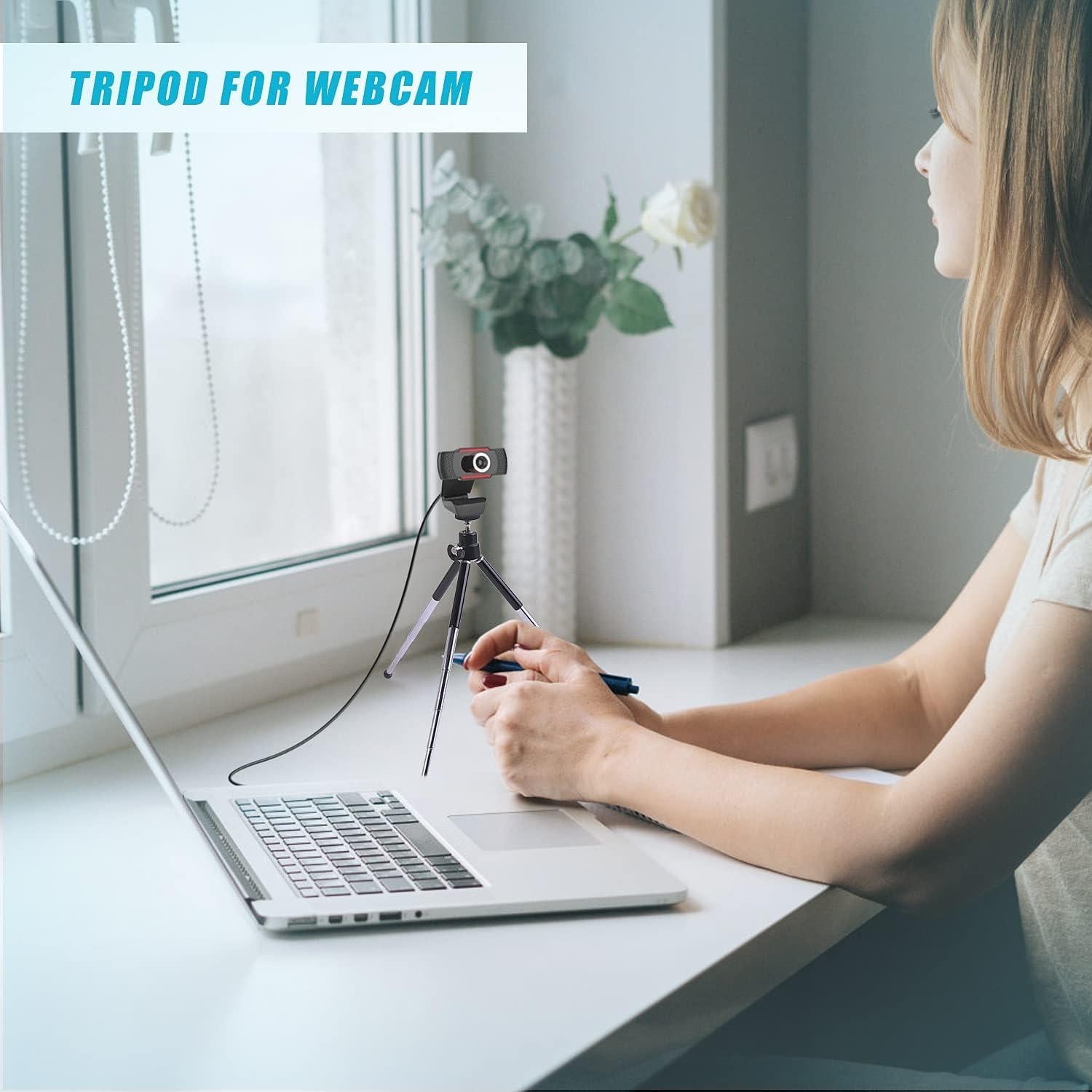 Mini Trípode Metálico TIGAYAN para Webcam y Teléfono 4-9"