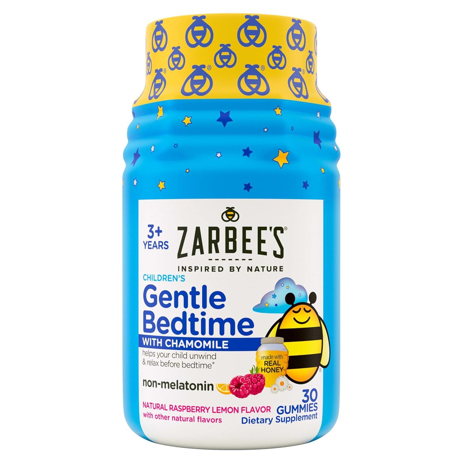 Gomitas Suaves para Dormir Zarbee's Niños 30ct Limón Frambuesa